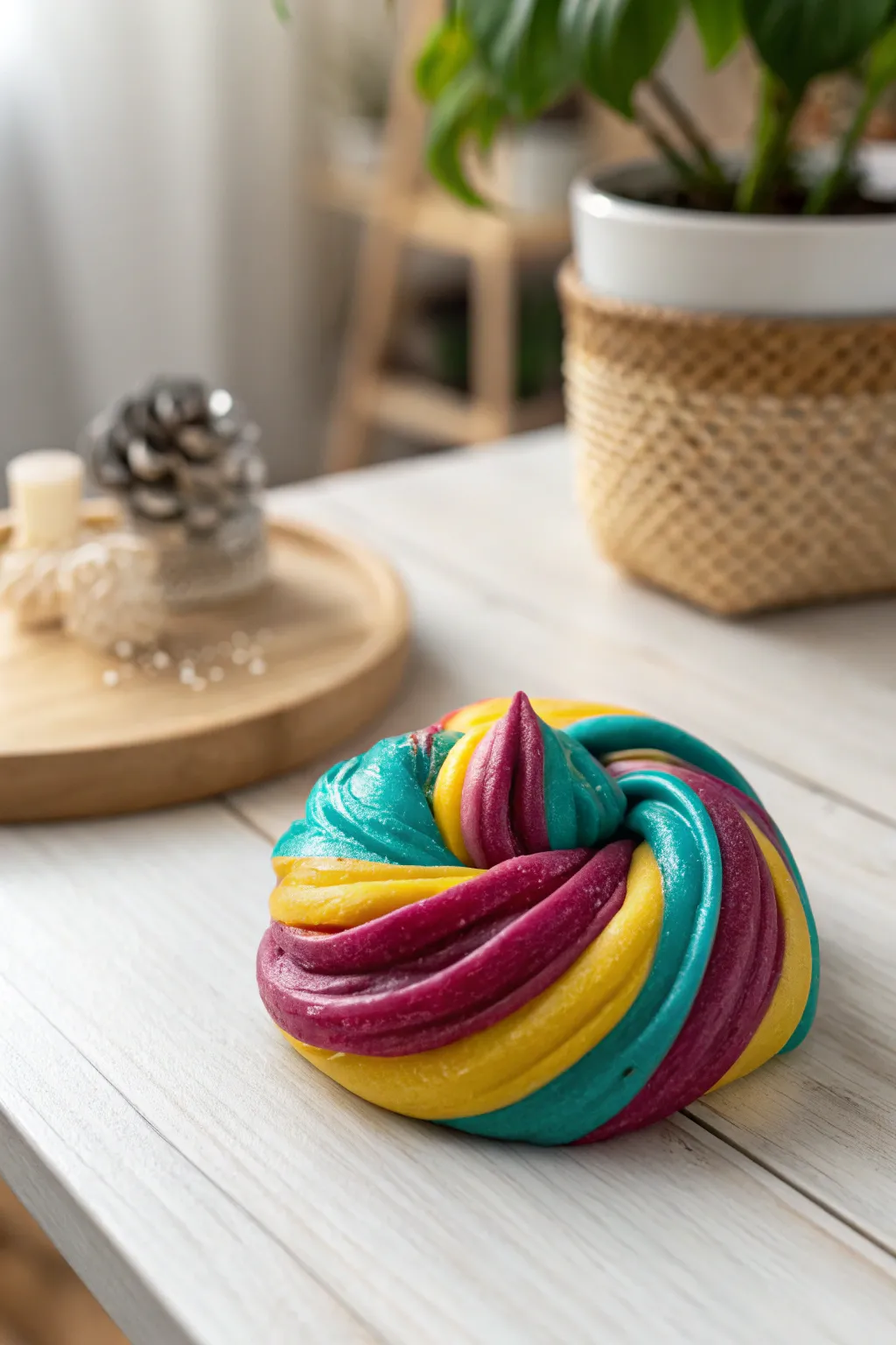 Dive into the tactile beauty of colorful slime, perfect for sparking joy and creativity!