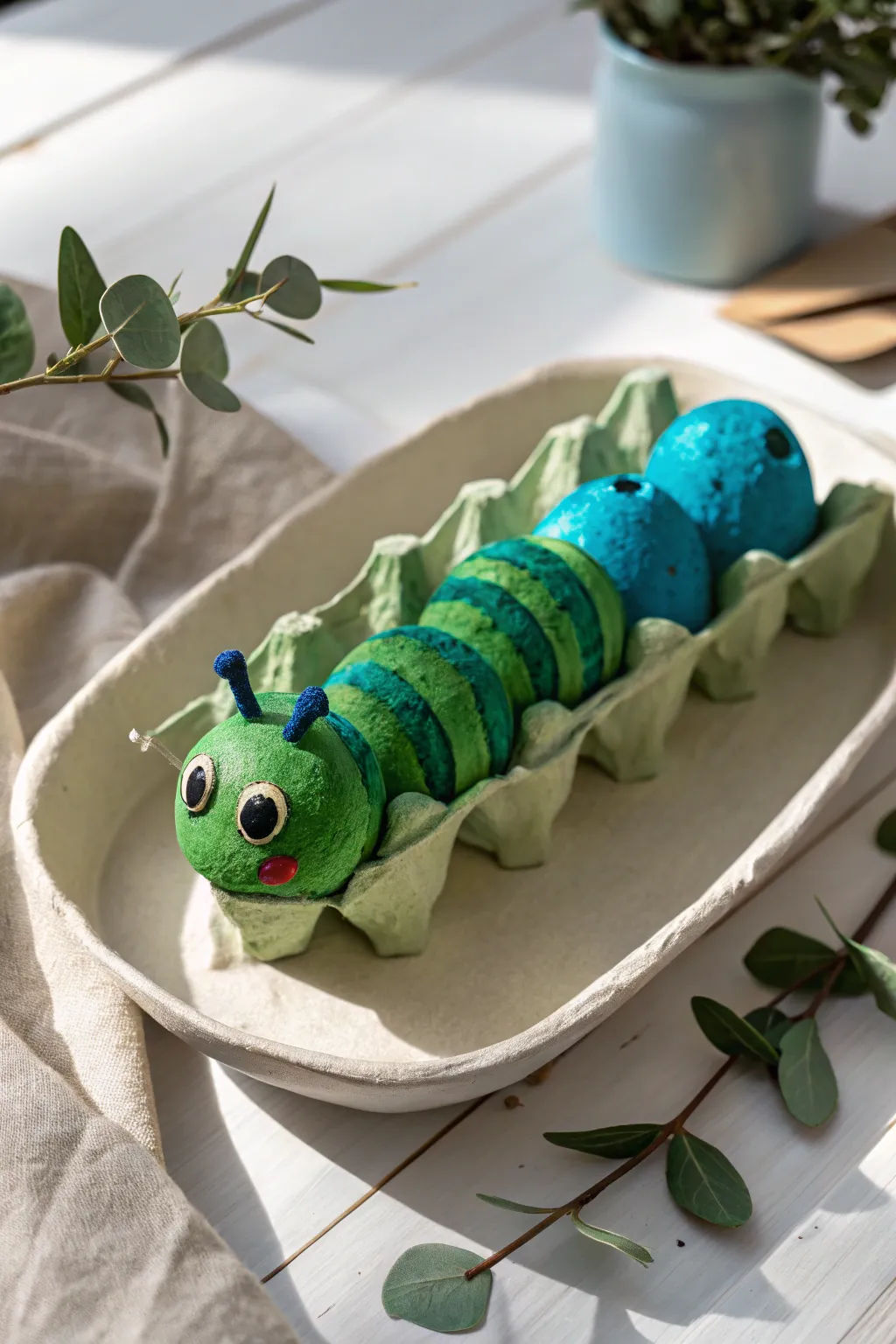 Turn everyday recyclables into whimsical wonders with these charming egg carton creatures!