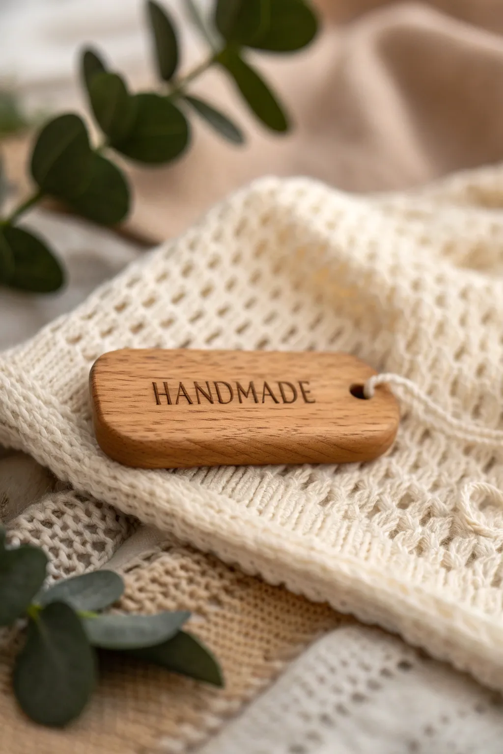 Elevate your creations with the rustic charm of handcrafted wooden labels.