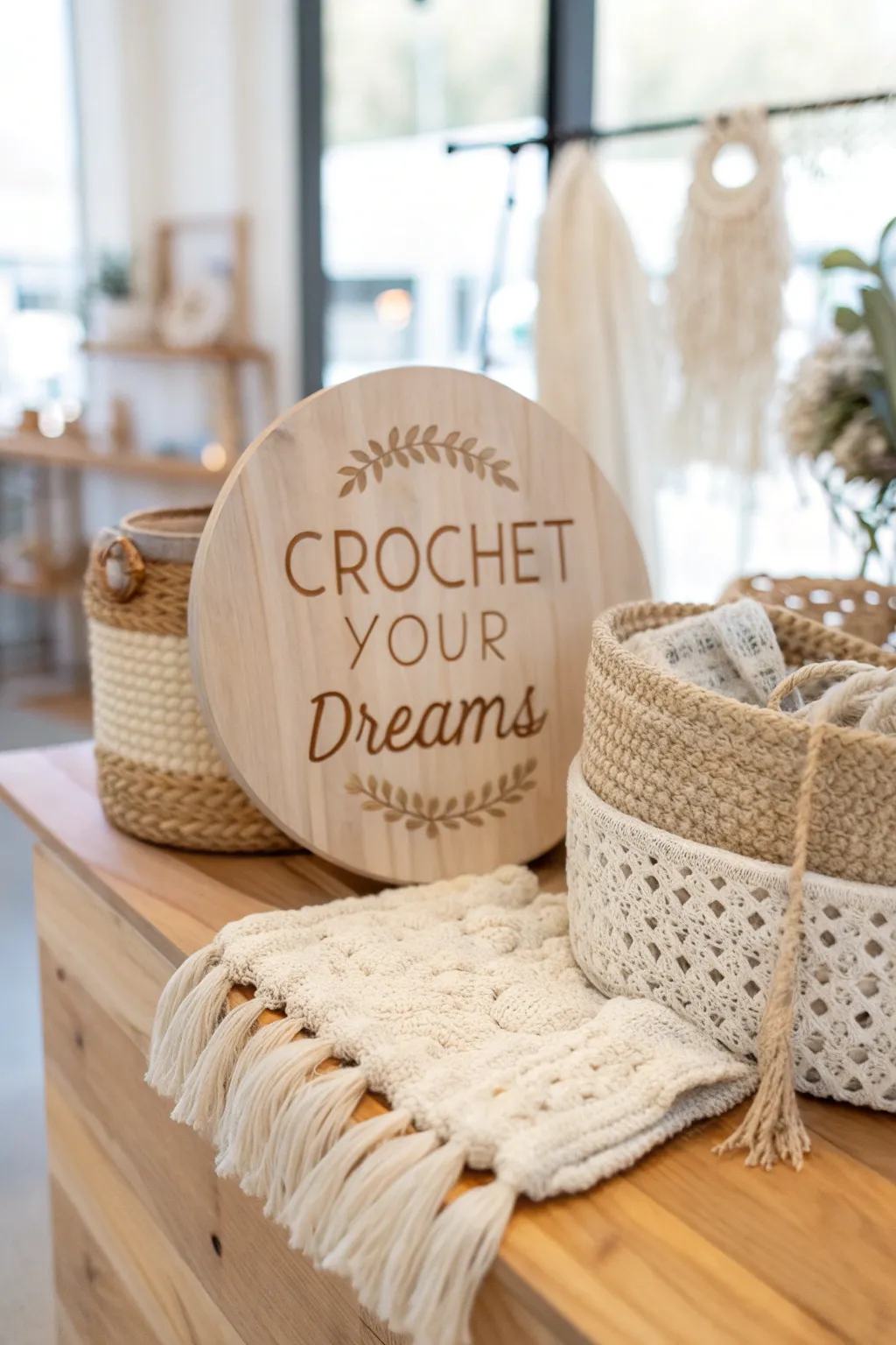 Embrace the art of crochet with a touch of inspiration and boho charm. #CraftYourDreams