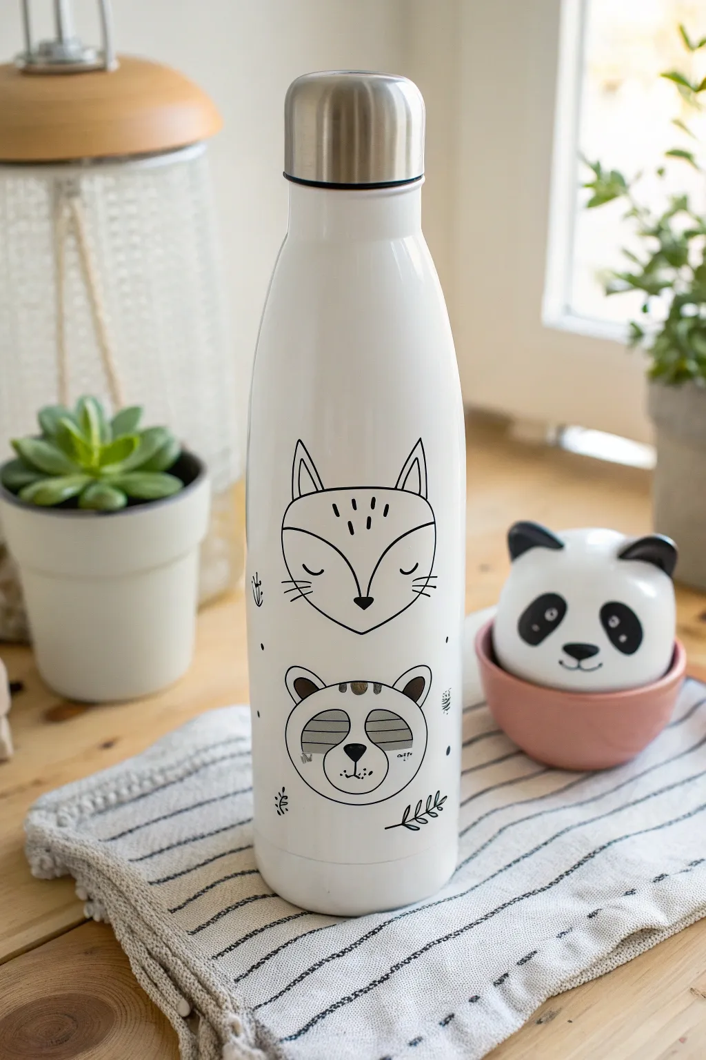 Add a touch of whimsy to your day with a charming water bottle that sparks conversations and smiles!