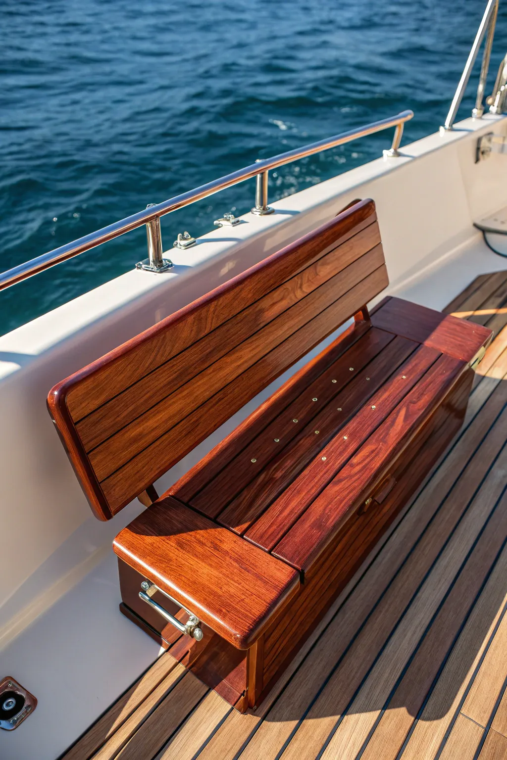 Experience unparalleled flexibility with this expertly crafted foldable boat bench.
