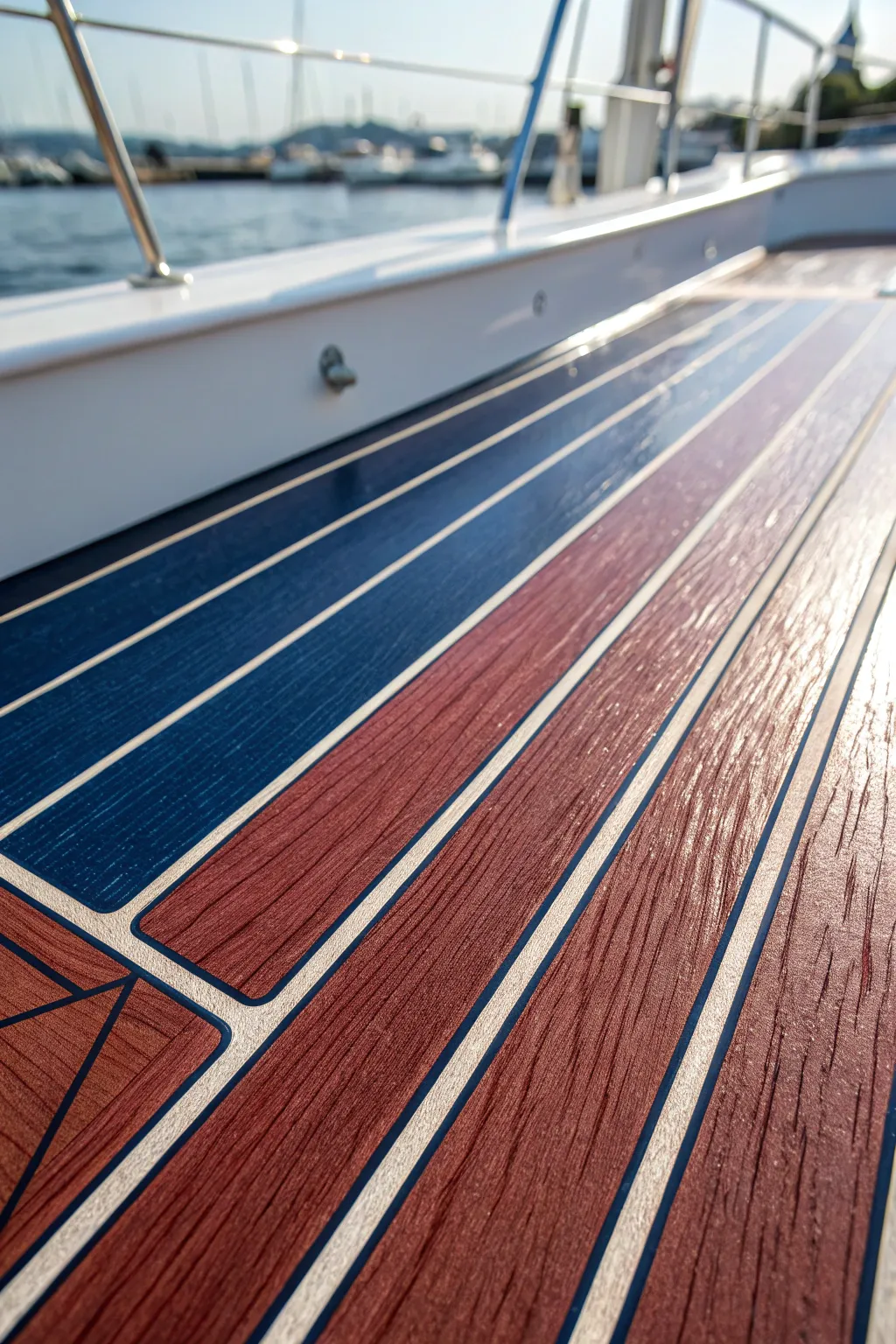 Elevate your boat's style and functionality with durable, easy-to-clean vinyl flooring.