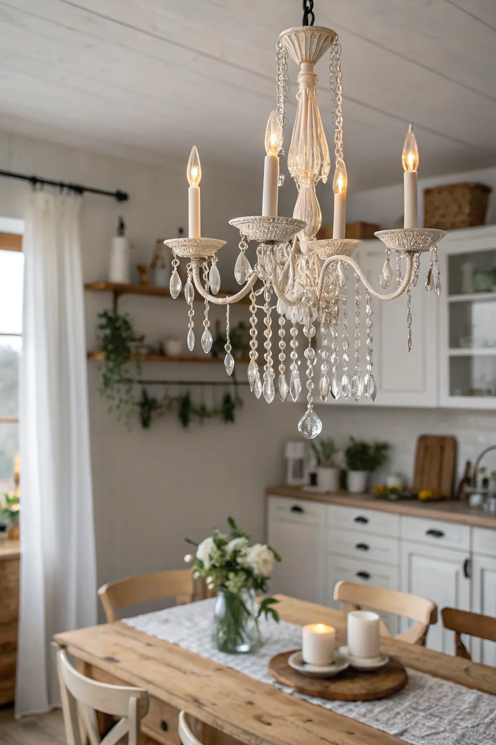 Transform your dining space with crystal clear elegance.