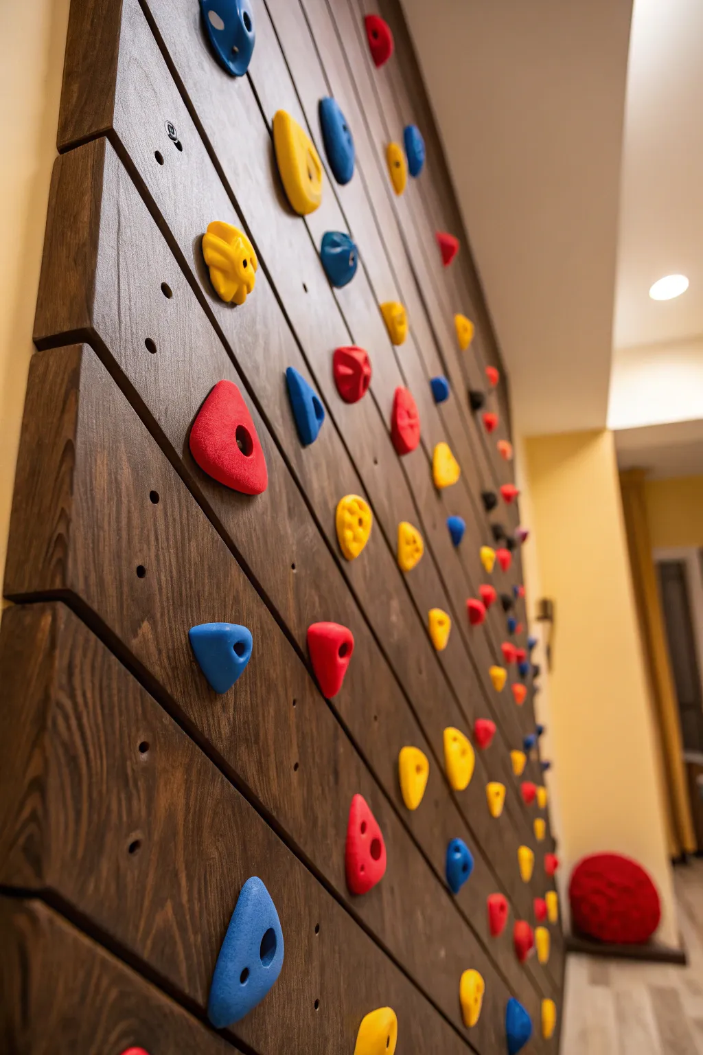 Transform playtime with this handcrafted mini climbing wall—where fun meets craftsmanship!