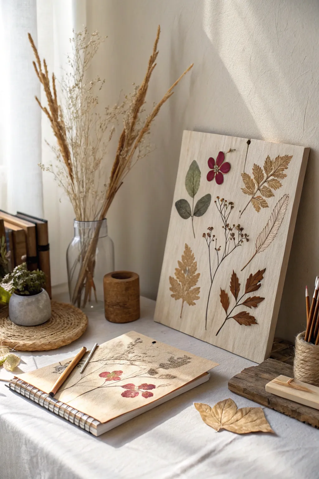 Embrace nature's elegance in your DIY projects with this nature-inspired collage.
