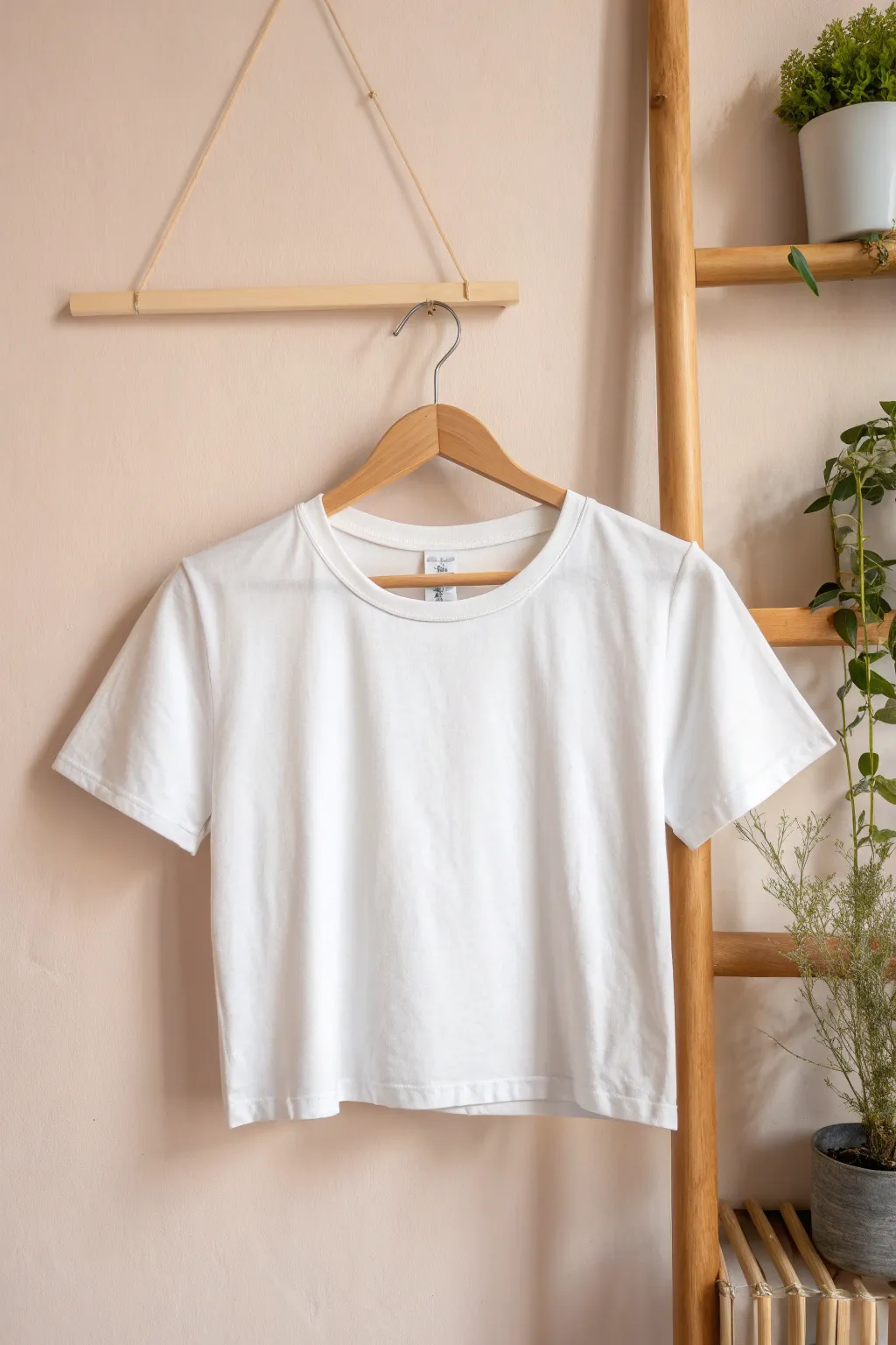 Transform your tee into a chic cropped top with this simple DIY trick, perfect for pairing with your favorite high-waisted jeans!