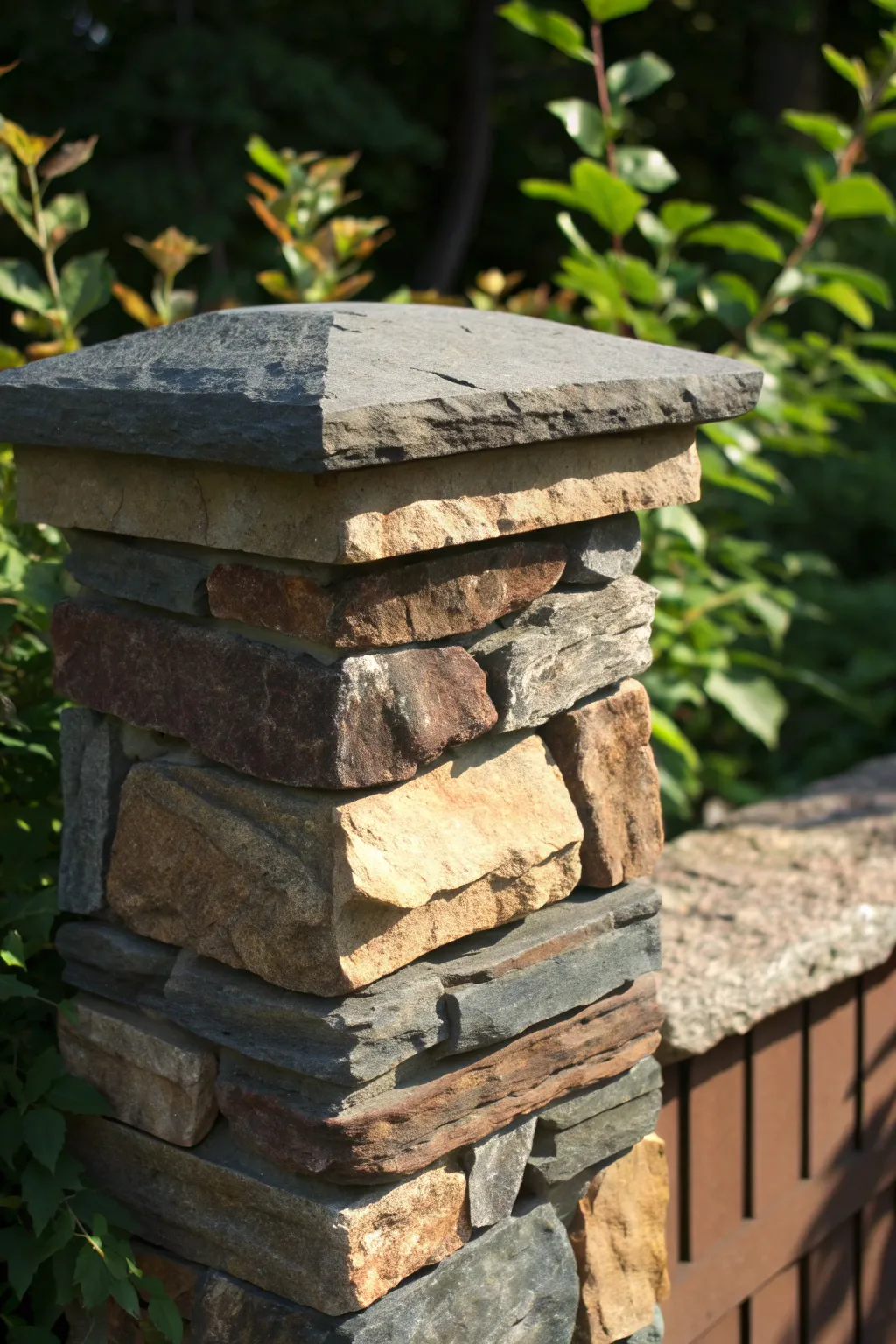 Bring the serenity of nature to your garden with handcrafted stone post caps.