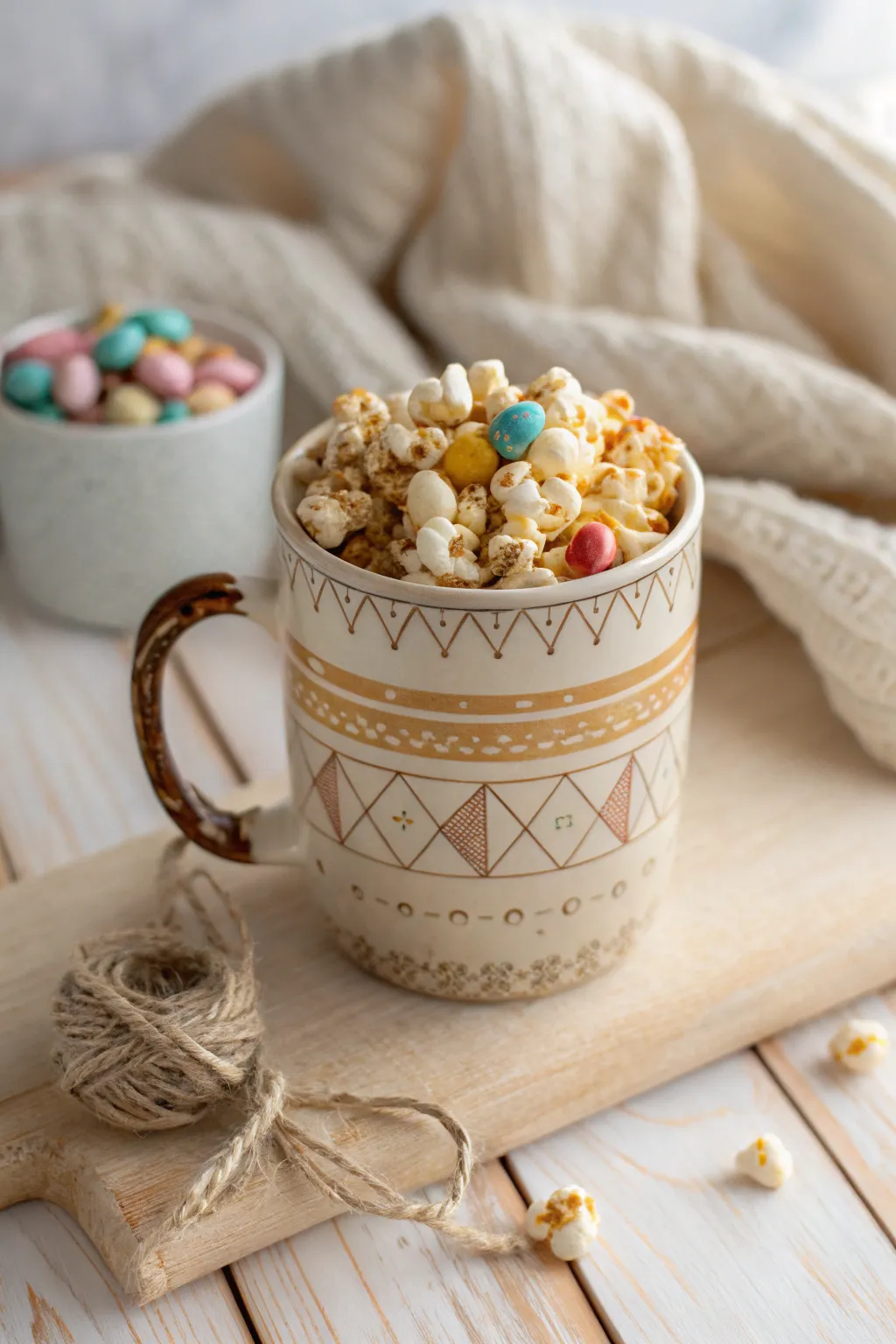 Create the perfect cozy night in with this charming DIY movie night mug gift!