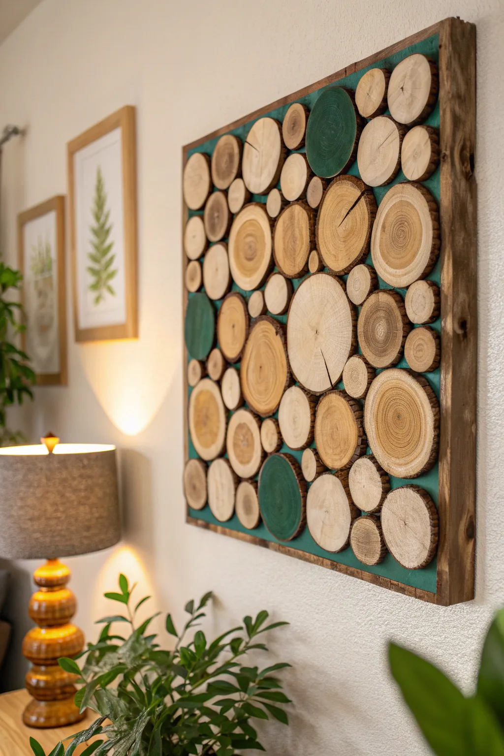 Embrace the beauty of nature with this stunning wood slice wall art—where craftsmanship meets minimalist elegance.