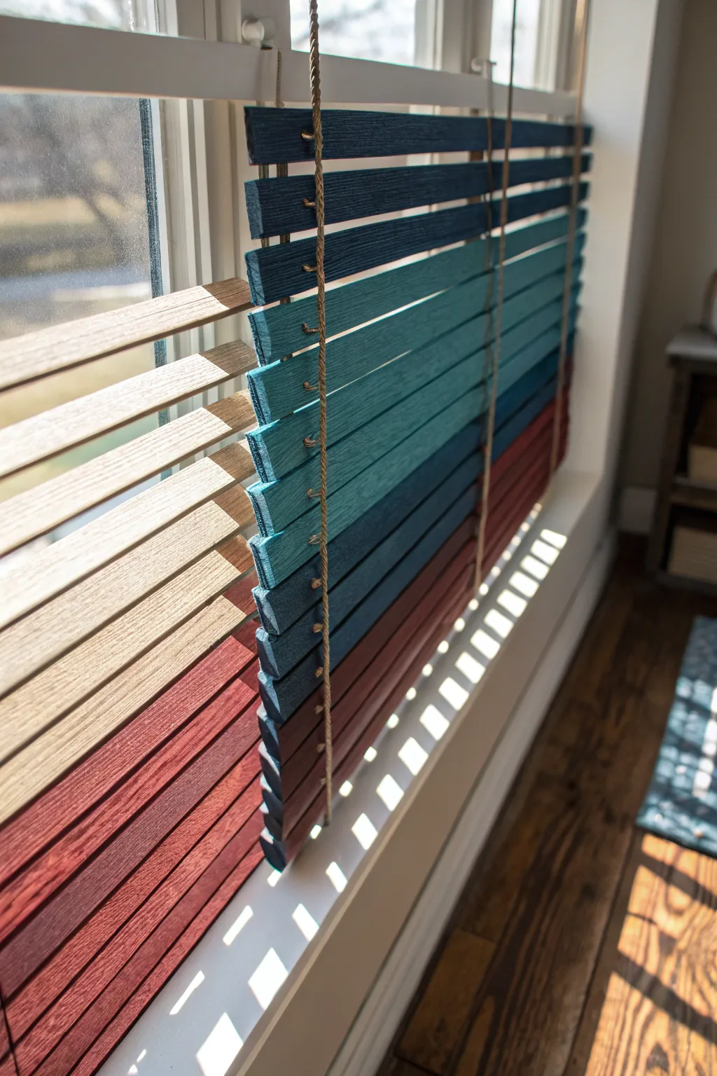 Transform your windows with these bold, budget-friendly DIY mini blinds for under $15!