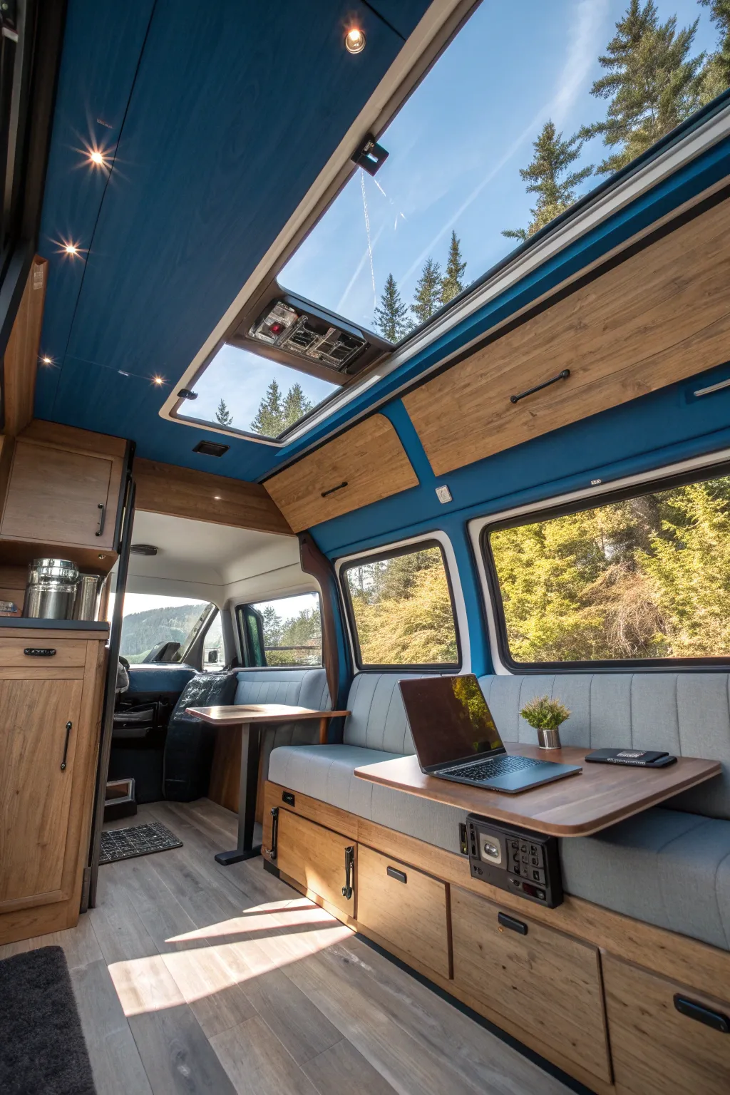 Bask in the brilliance of natural light with a mobile office that's crafted to inspire.