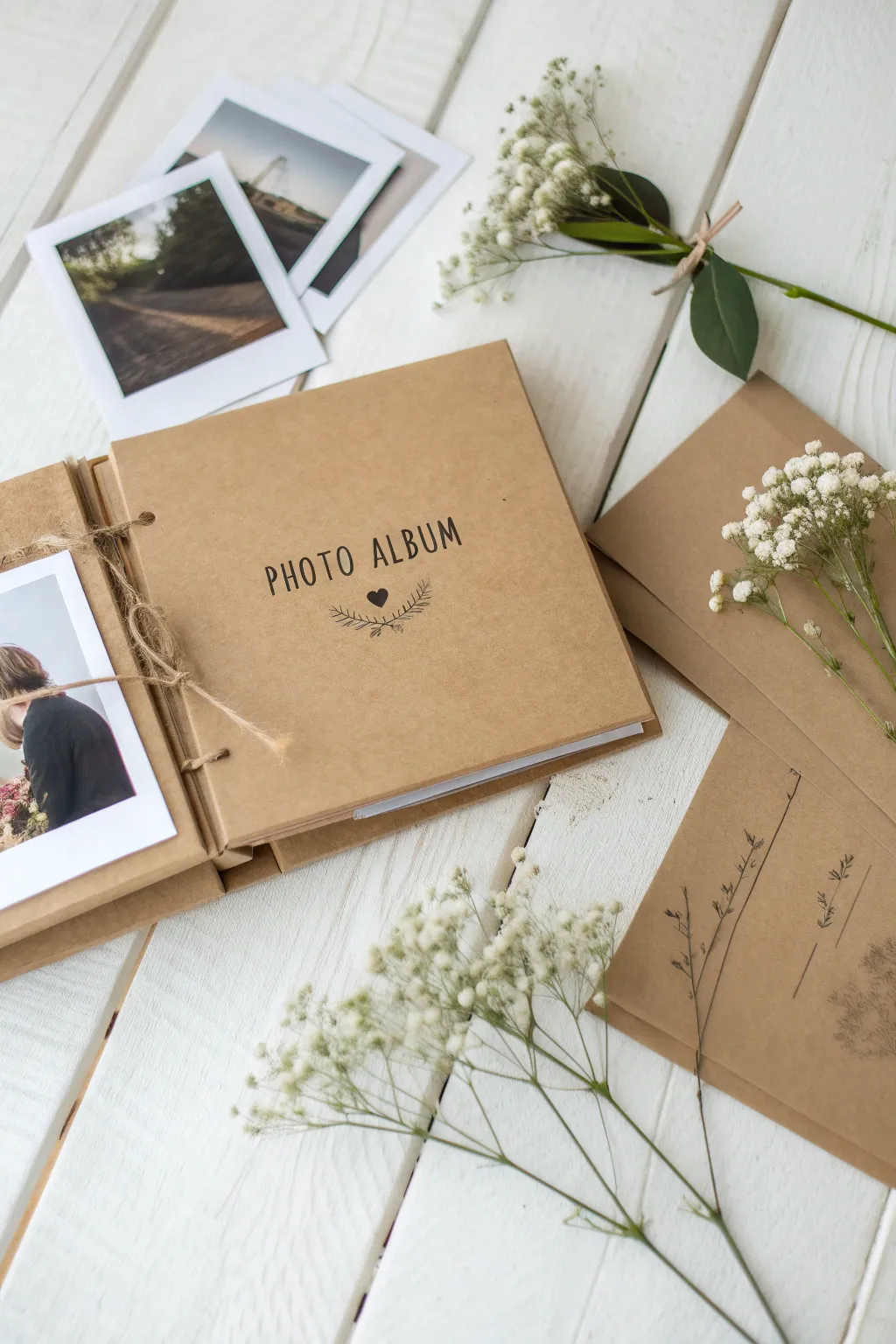Capture your memories in a rustic, handcrafted paper bag album—where simplicity meets timeless beauty.