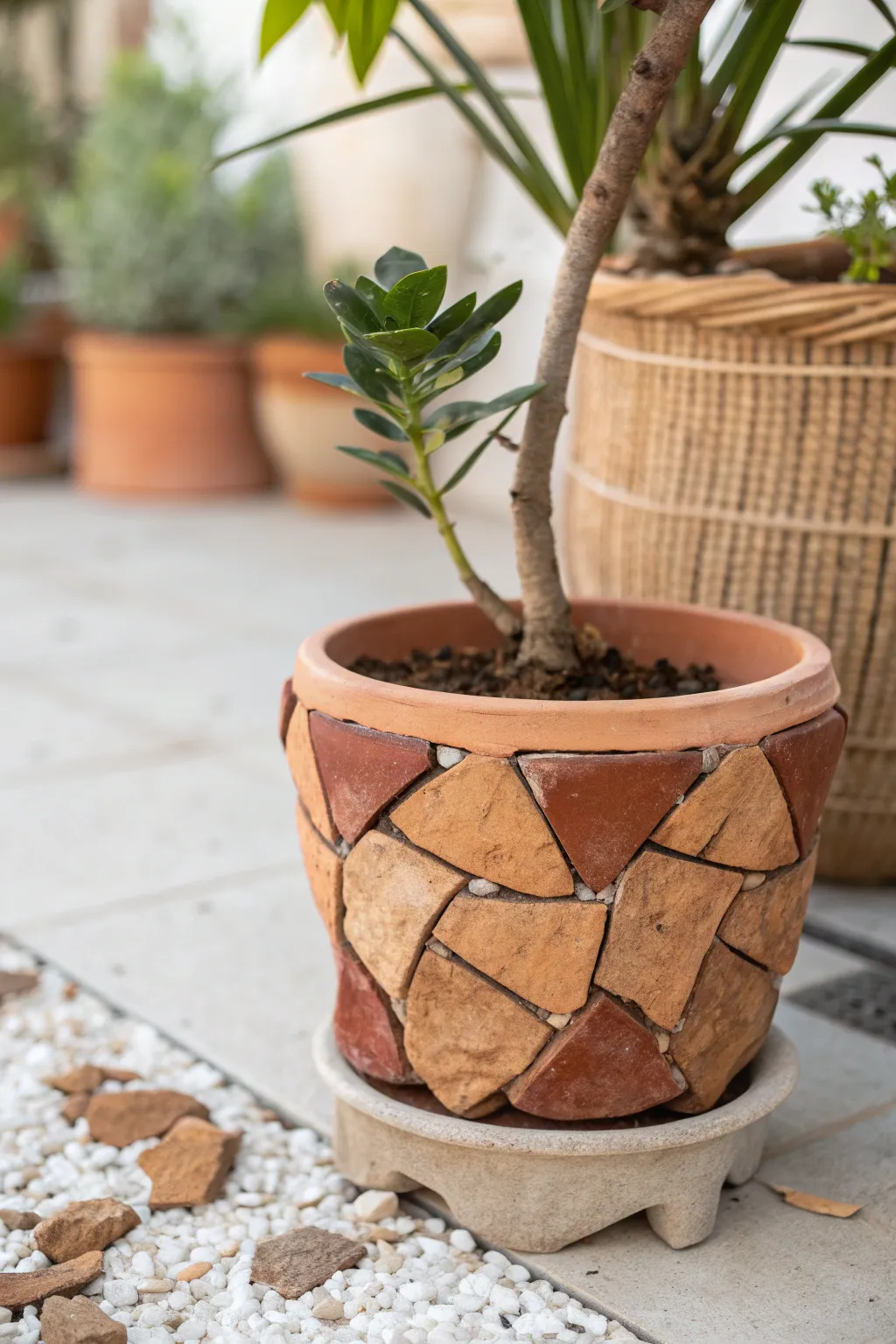 Elevate your garden's aesthetic with handcrafted terracotta pot feet—where simplicity meets natural beauty.