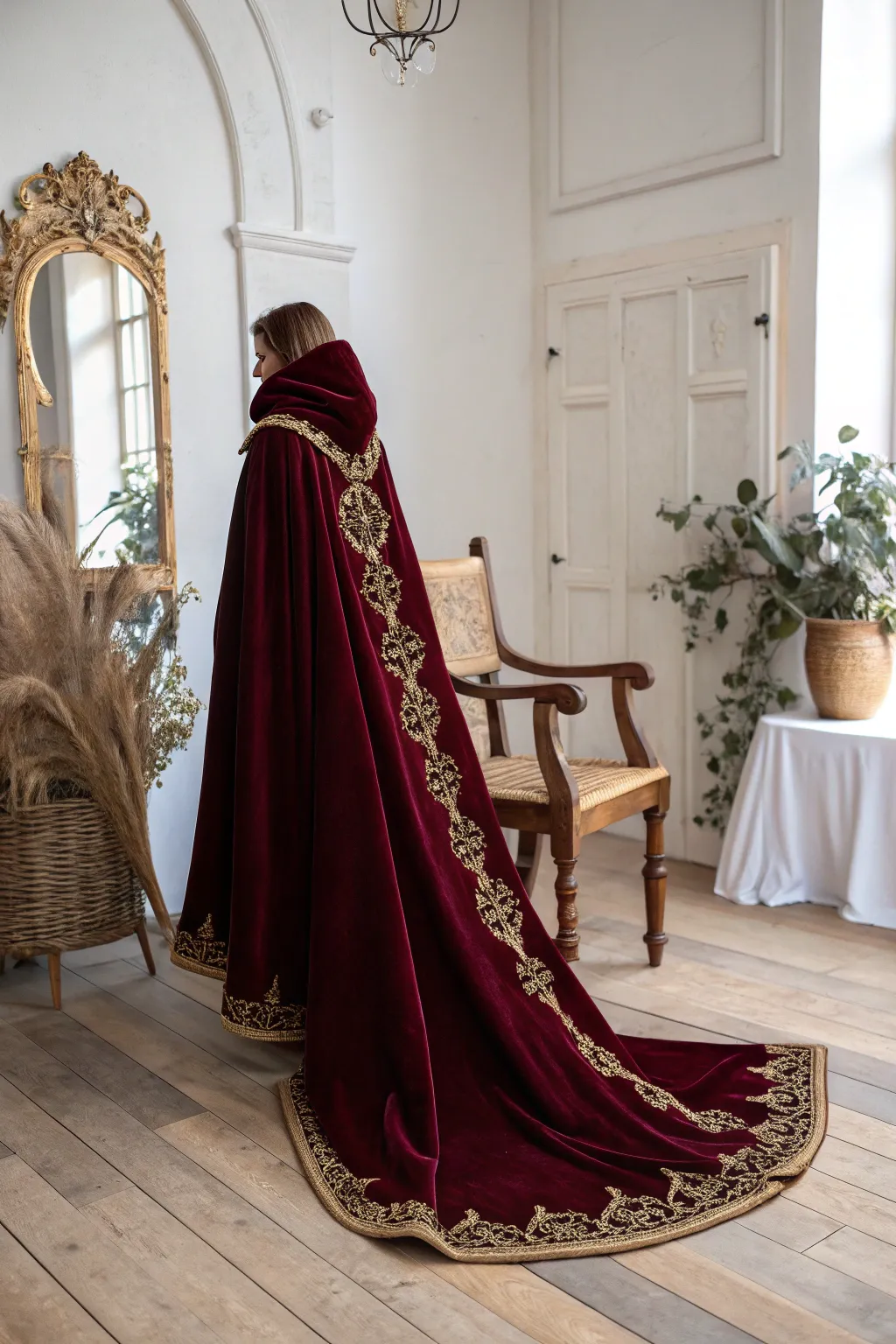 Embrace Renaissance elegance with a handcrafted cloak—where opulence meets simplicity.