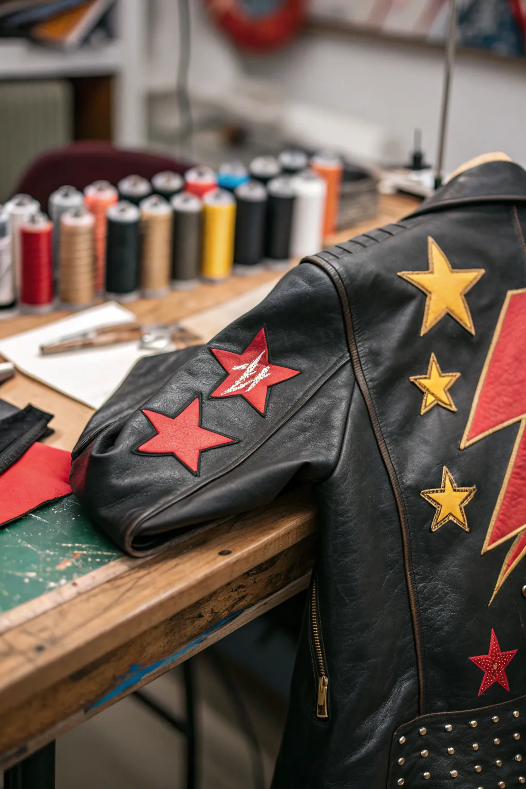 Craft your own rockstar look with a bold, customized leather jacket!