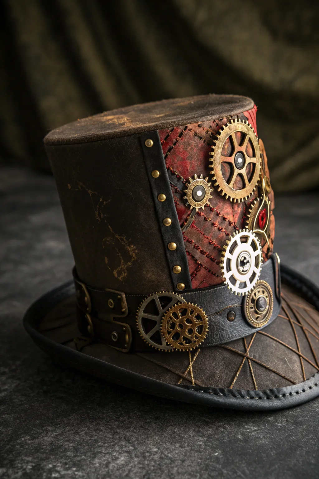 Elevate your style with a steampunk twist: the Victorian Top Hat reimagined.