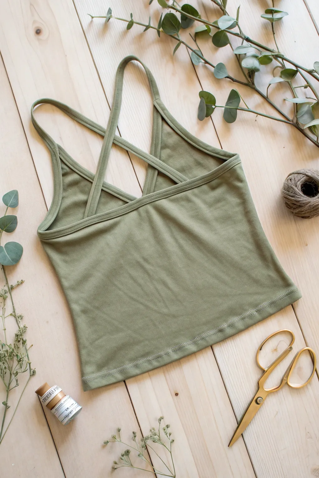 Elevate your basic tank with chic double straps—simple, stylish, and oh-so-Scandinavian!