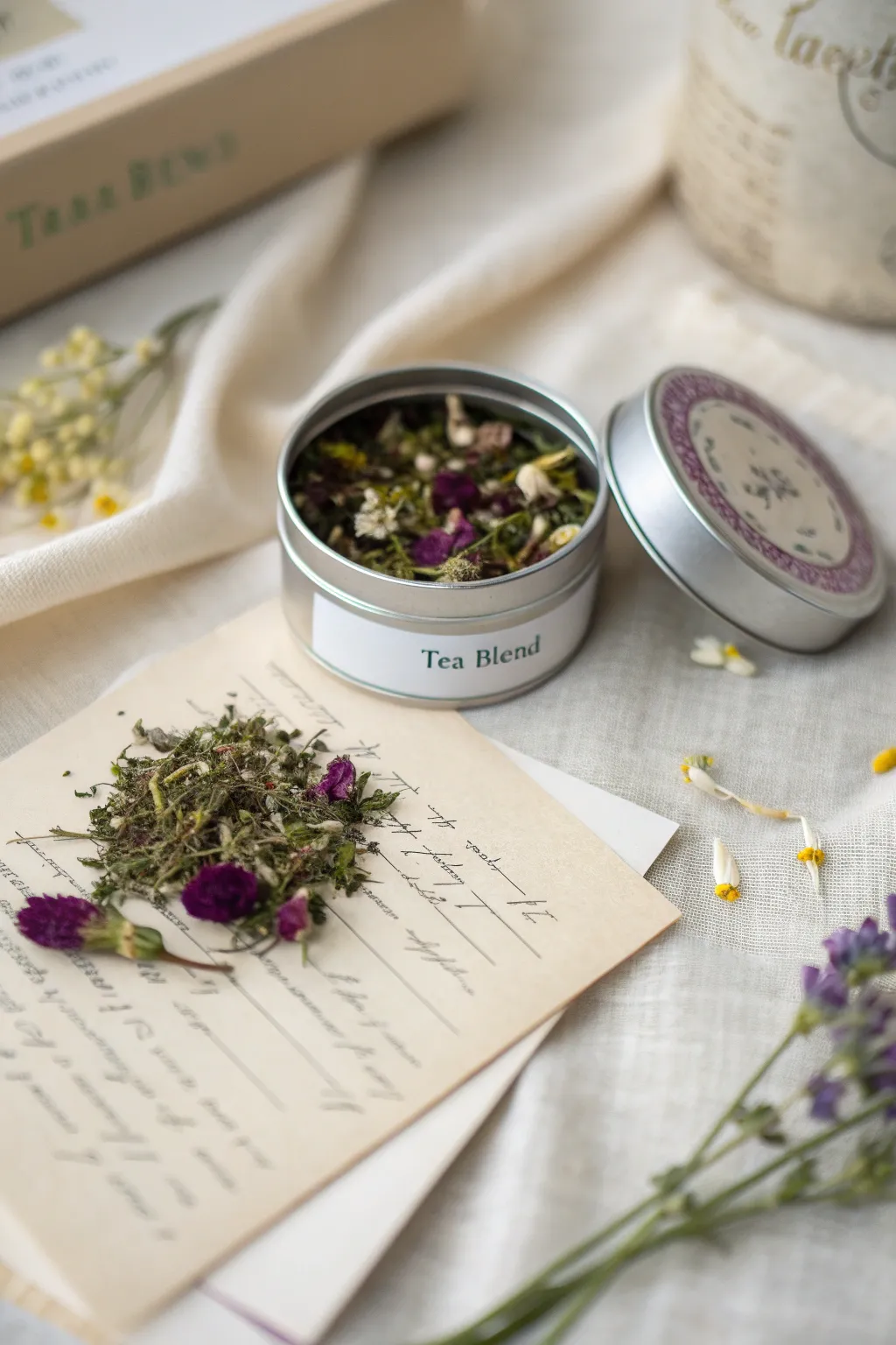 Craft your own custom tea blends for a heartwarming thank you gift. 🌿✨