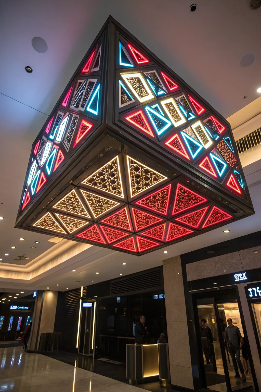 Illuminate your space with bold geometric elegance. This ceiling light box transforms any room into a modern masterpiece.
