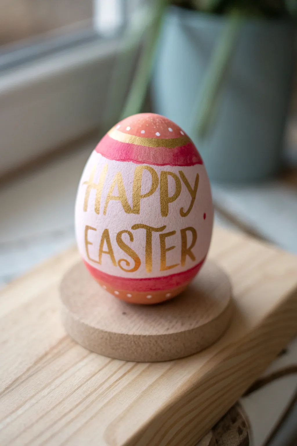 Celebrate Easter with a touch of elegance and joy—an egg that speaks from the heart.