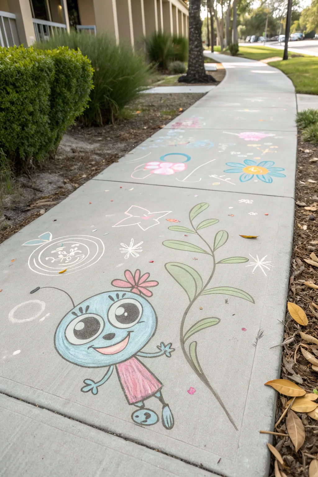 Unlock your inner artist with playful chalk creations that bring smiles to every passerby!