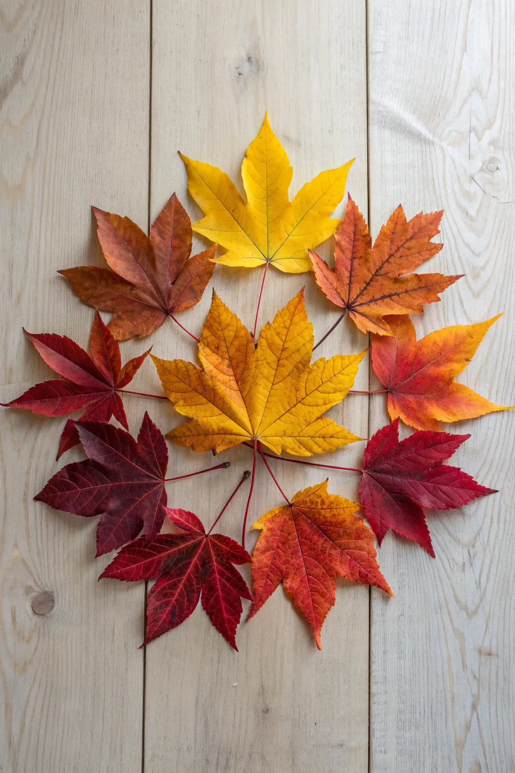 Embrace creativity with nature's palette – a soothing leaf art project for the soul.