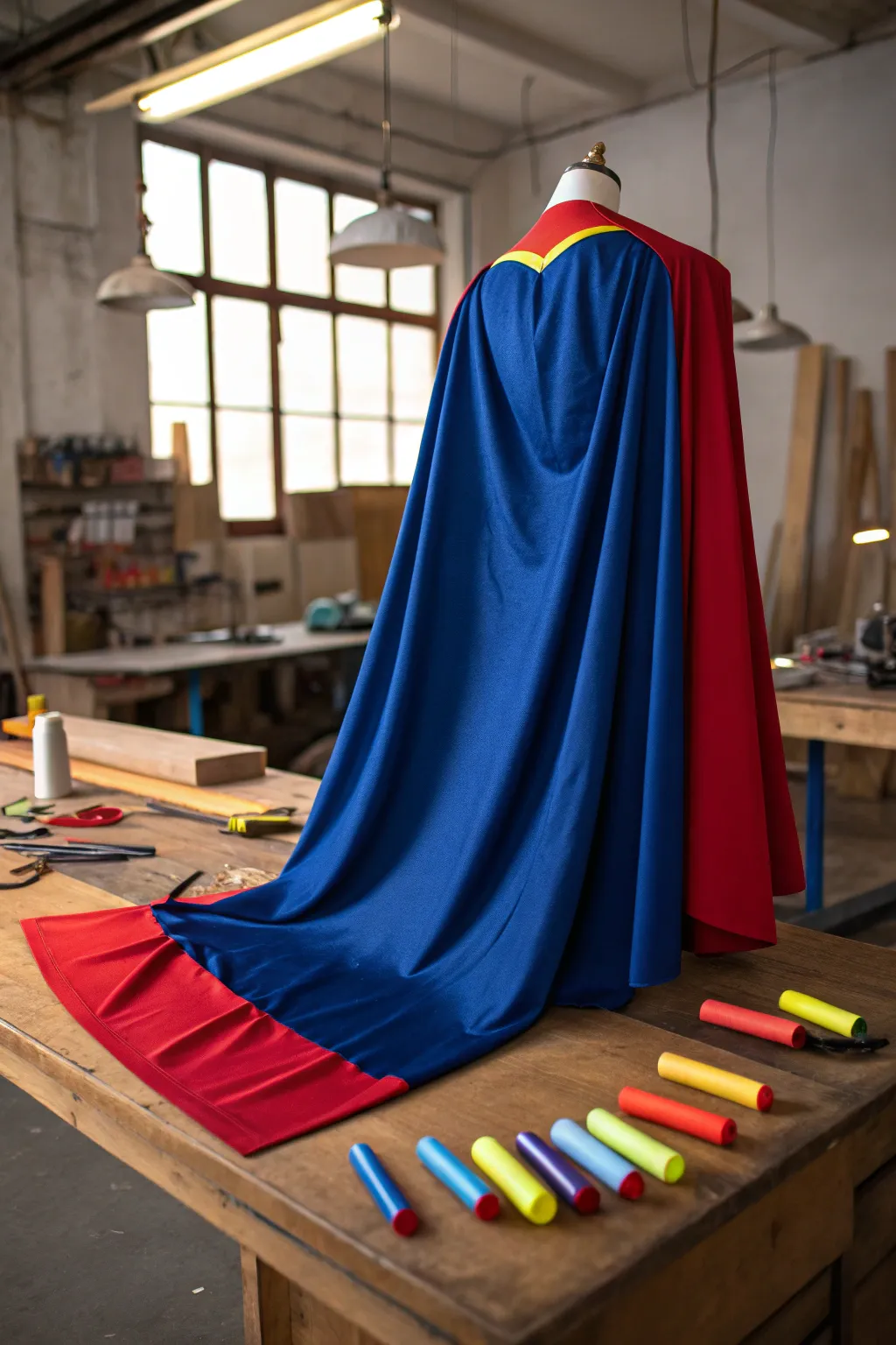 Unleash your inner hero with a DIY superhero cape—creativity and craftsmanship combined!