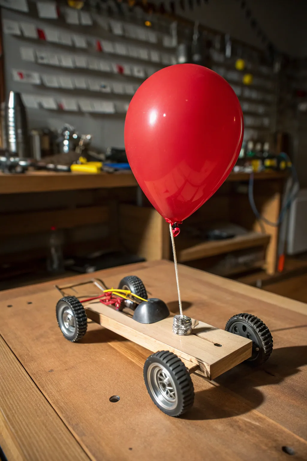 Ignite your inner engineer with this striking balloon-powered car project!