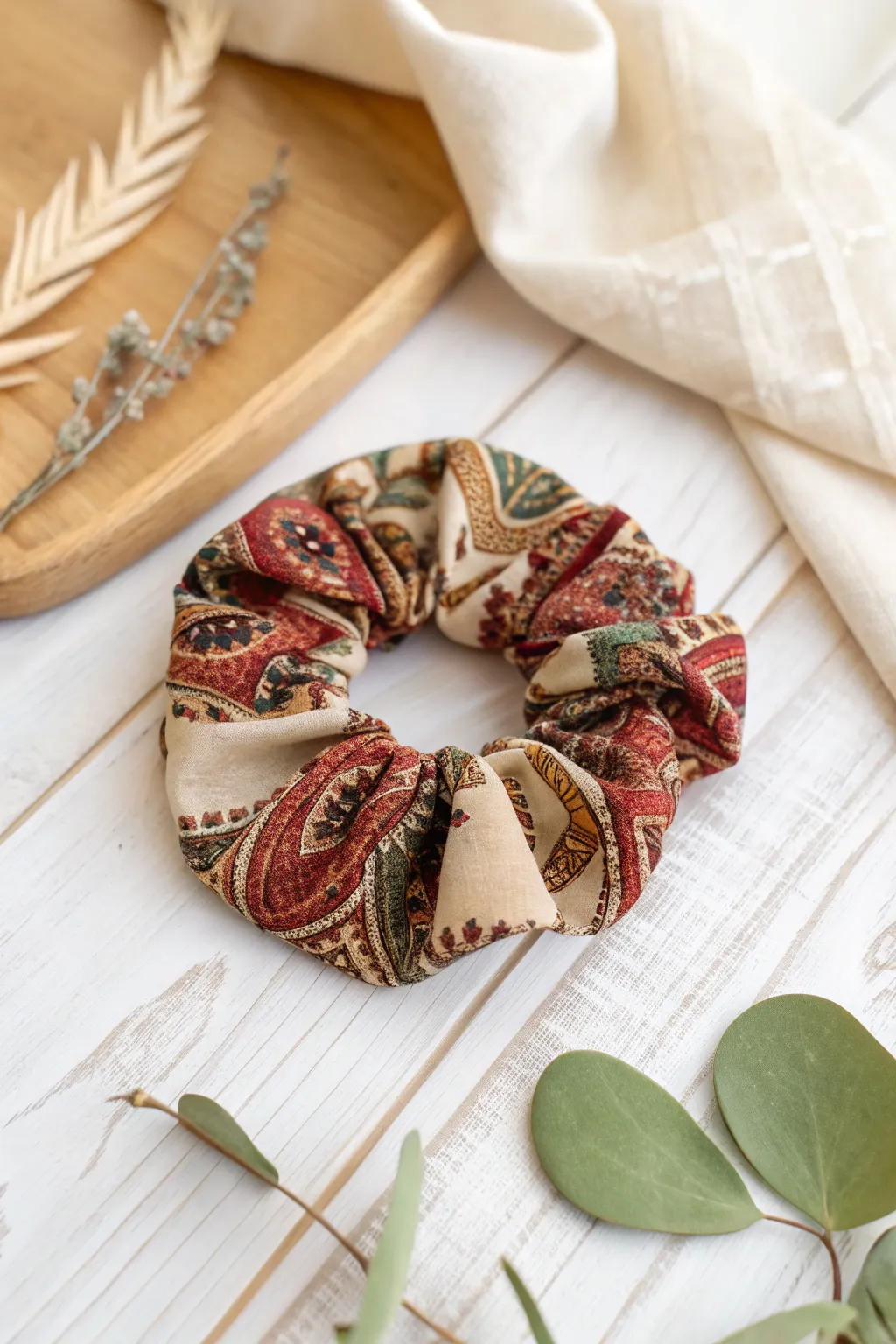 Chic and cozy: Handmade scrunchie magic for your hair!