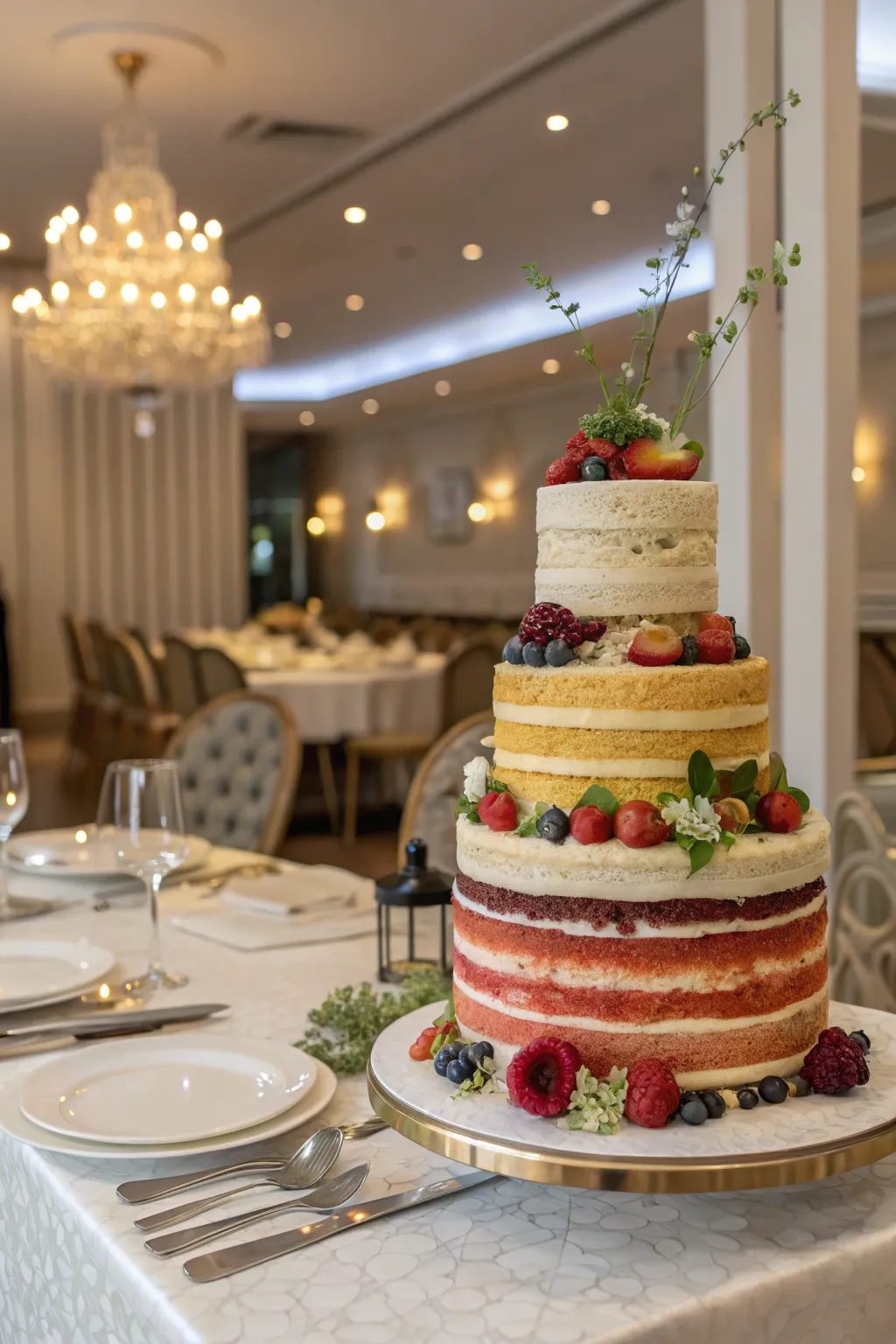 A sophisticated multi-tier cake perfect for a memorable celebration.