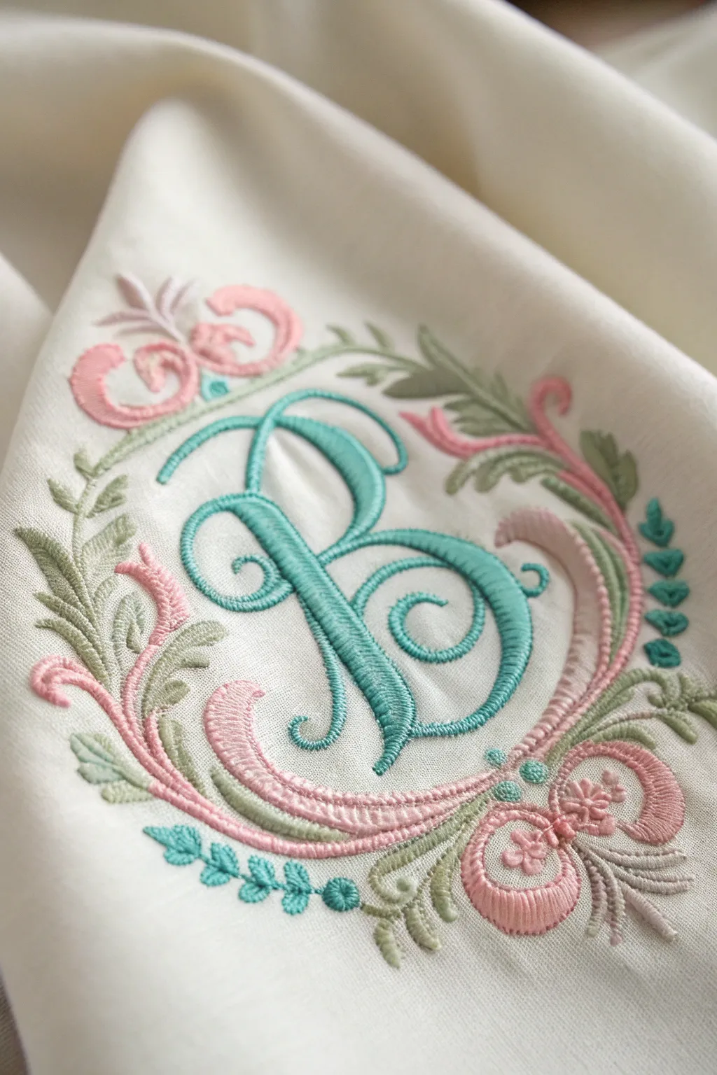 Embrace the gentle allure of pastel tones in your embroidery designs. 🌸✨