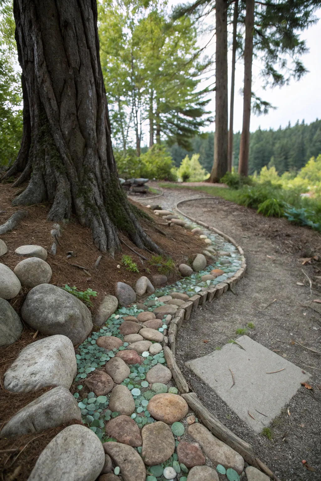 Magical pathways leading to fairy realms.