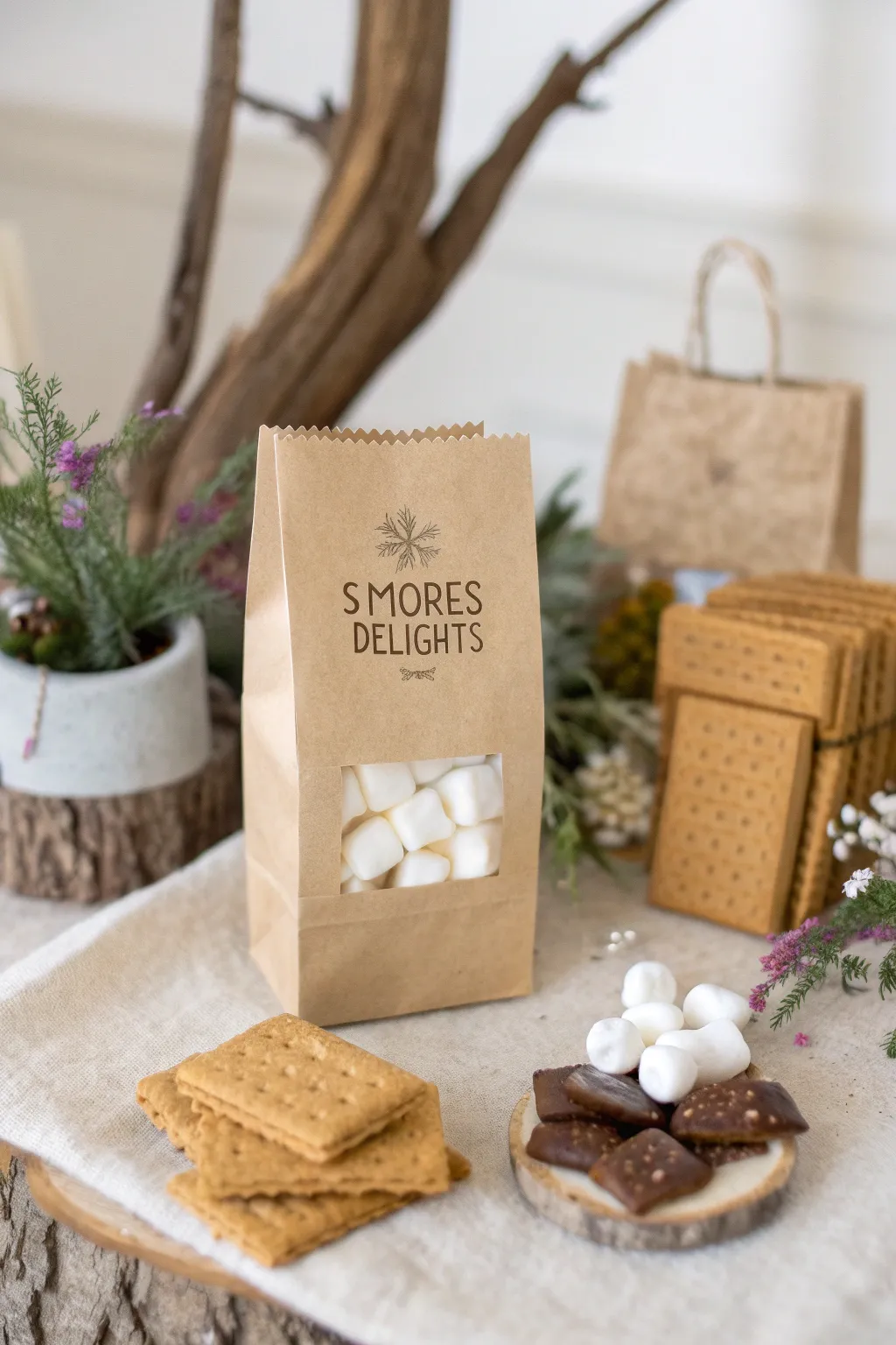 Indulge in the cozy charm of fall with our S’mores Delight Kits—perfectly packaged for autumn adventures. 🍂🔥