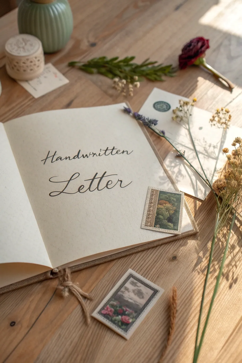 Capture memories with the timeless charm of handwritten letters.