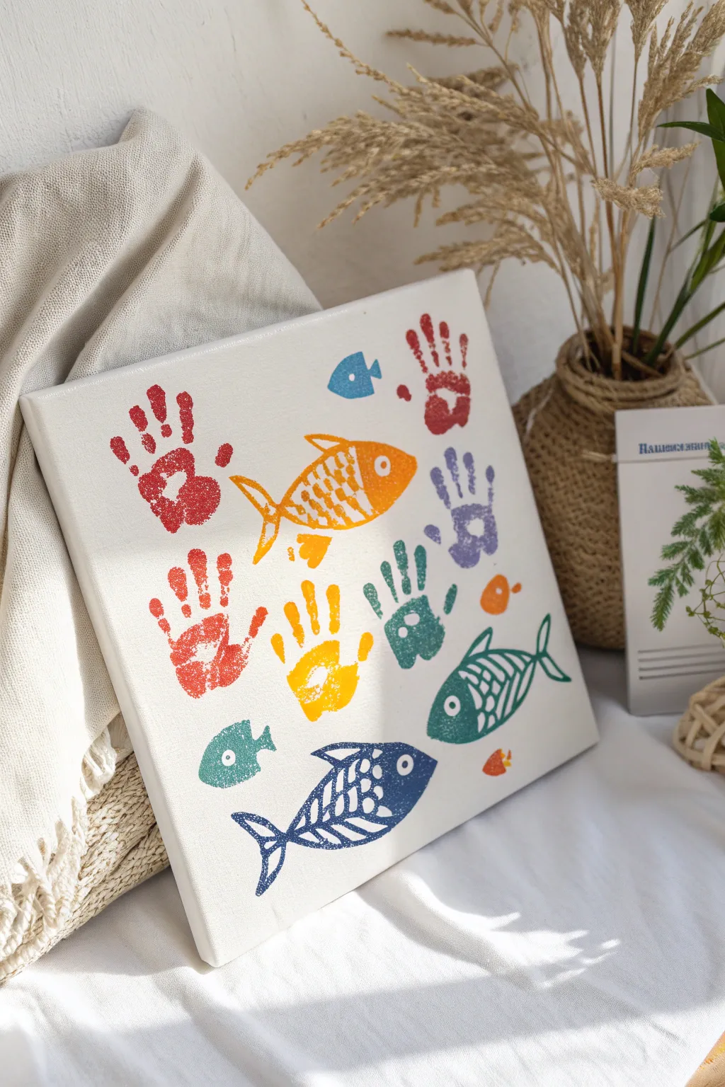 Craft a school of vibrant handprint fish for Father's Day—a heartfelt tribute to fishing memories.
