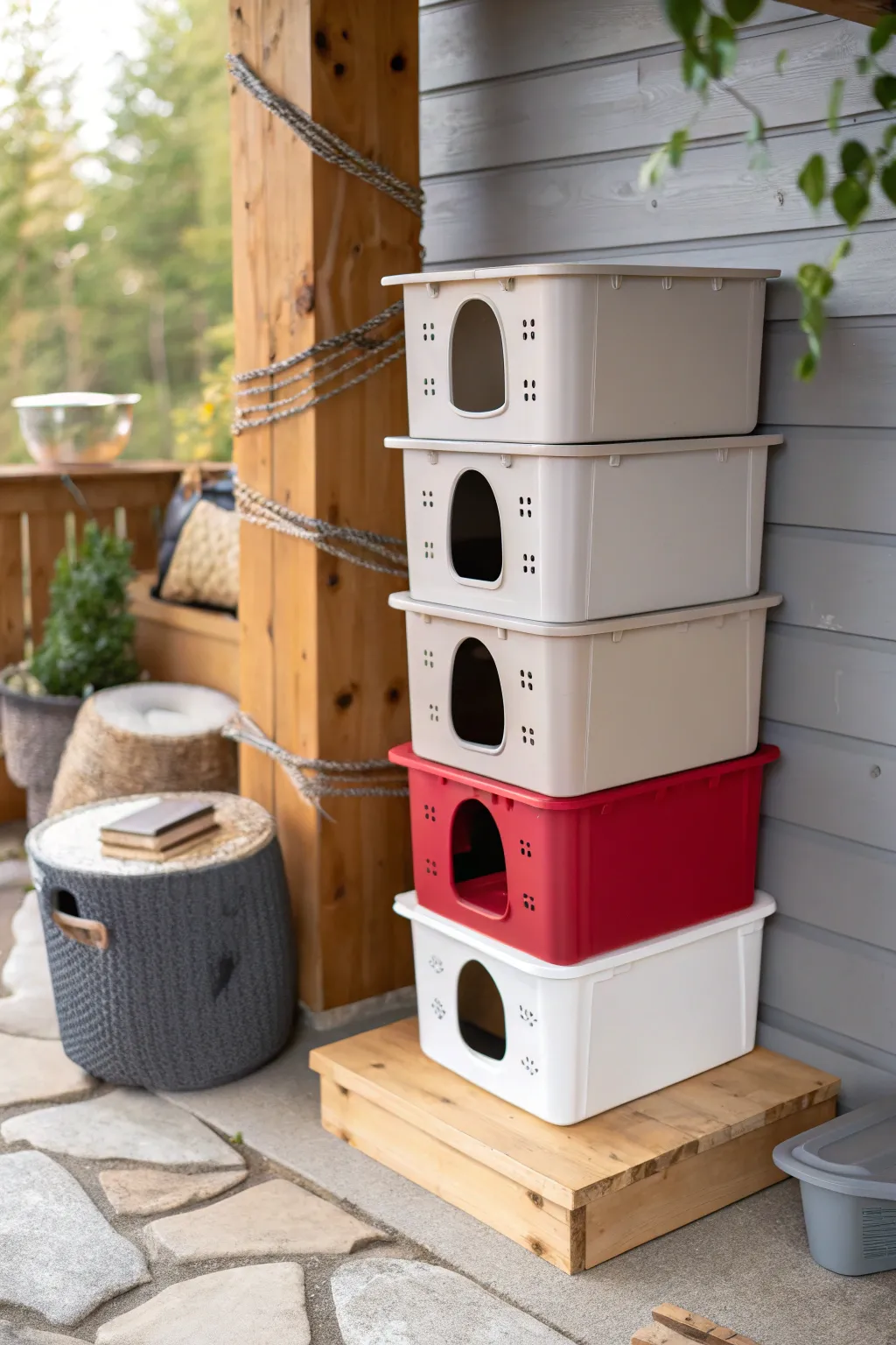 Elevate your feline sanctuary with these chic multi-level shelters—where style meets function for our furry friends.