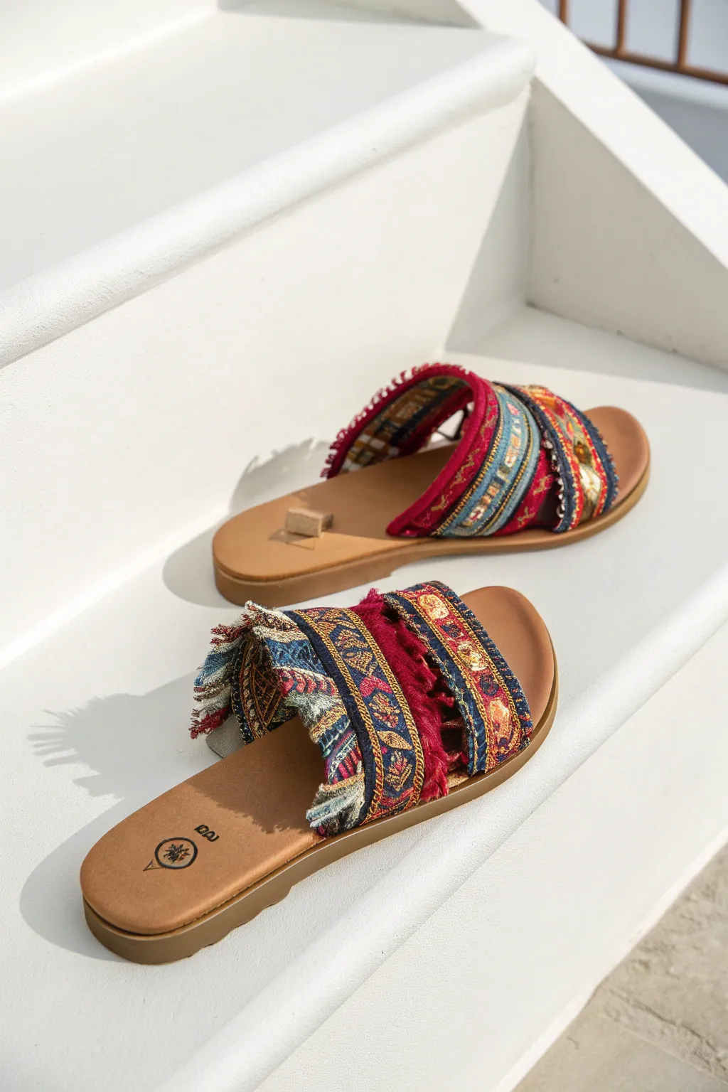 Elevate your summer style with these beautifully crafted Mod Podge flip flops!