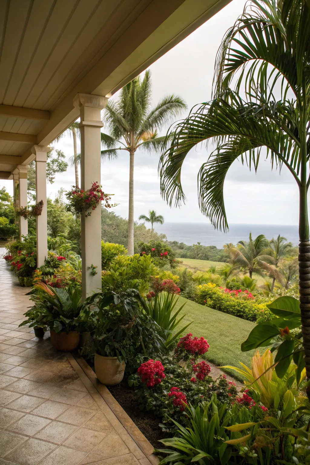 Bring the tropics to your lanai with vibrant greenery.