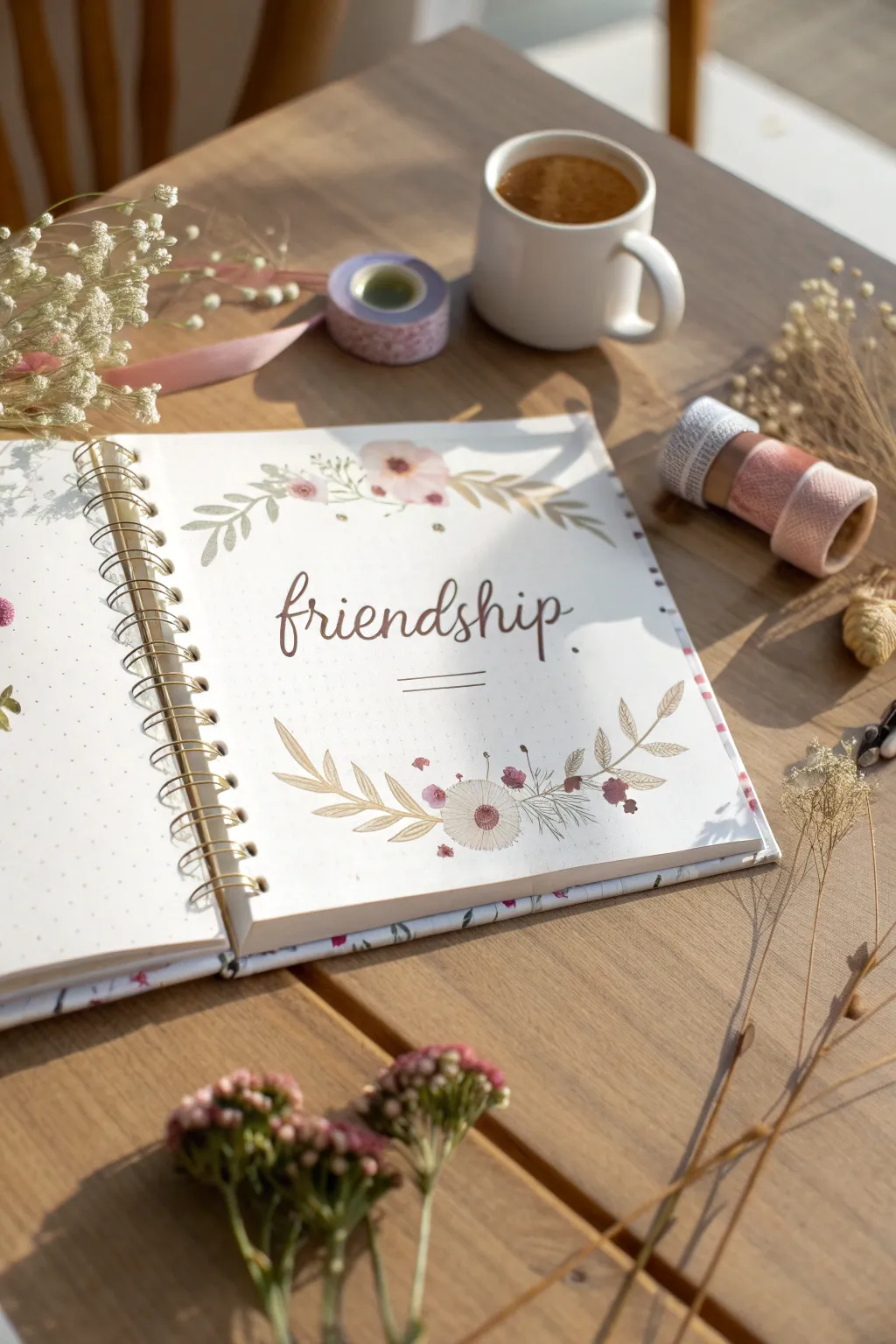 Celebrate friendship with a touch of elegance and simplicity. 🌿📖 #FriendshipQuotes #ScrapbookIdeas