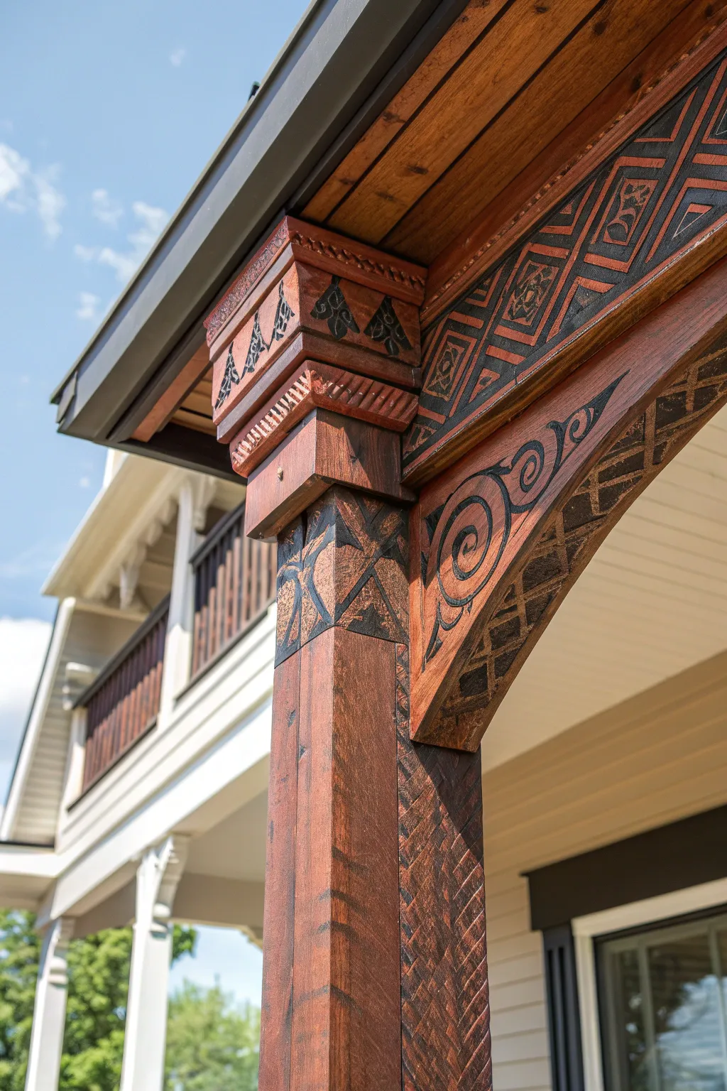 Elevate your porch with stunning Craftsman detailing—where craftsmanship meets style.