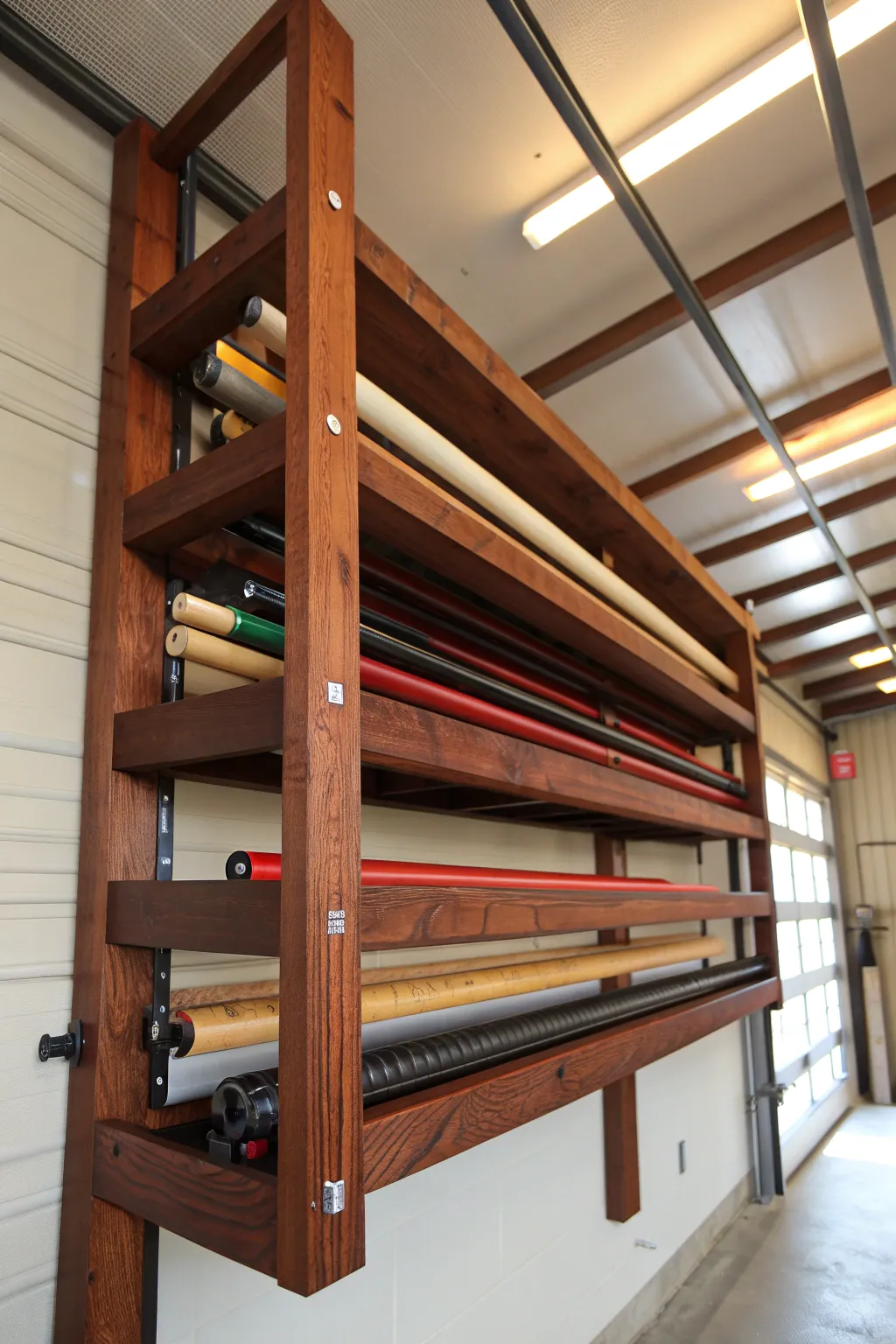 Transform your garage with sleek and efficient rafter storage solutions.