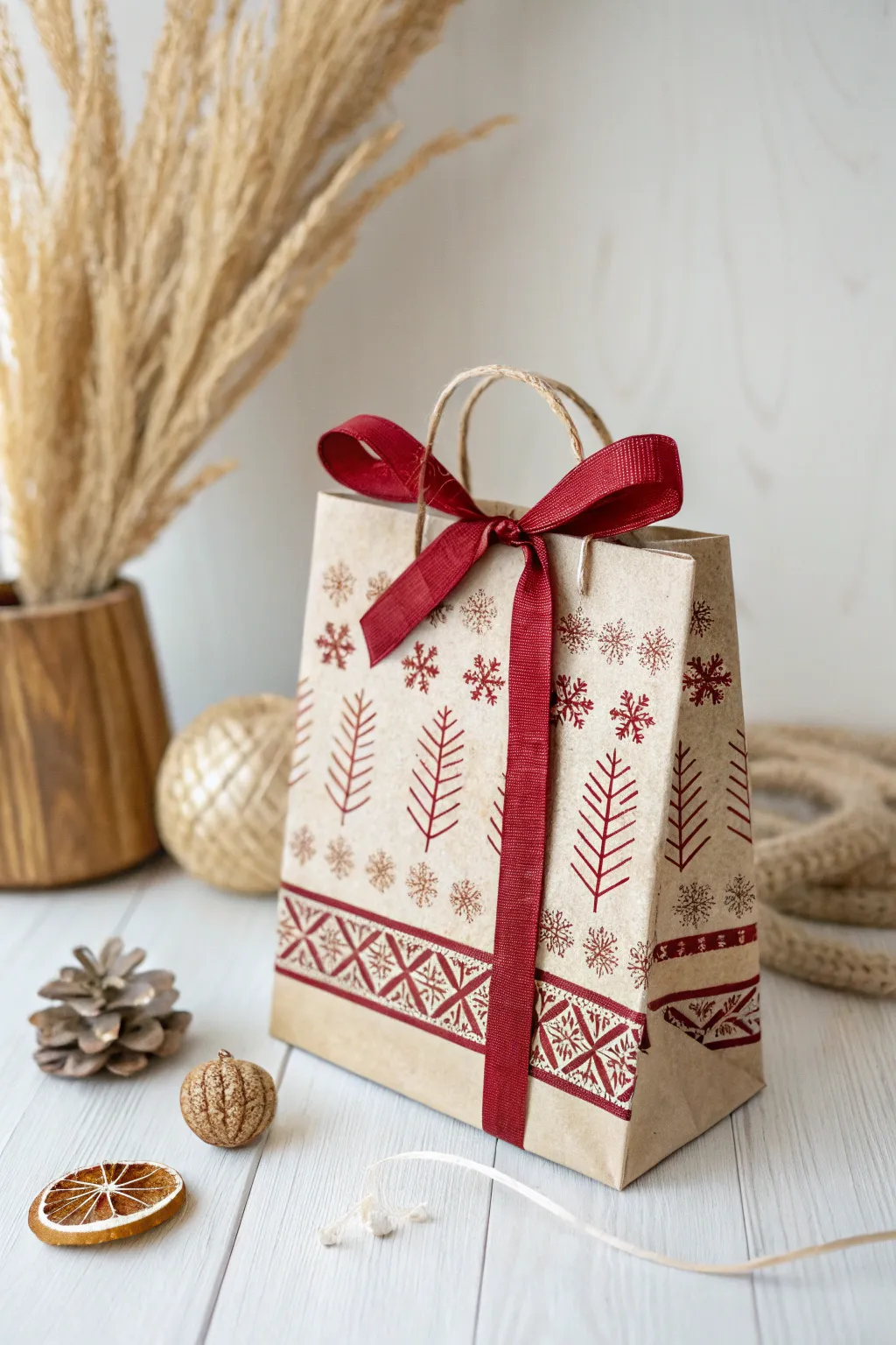 Elevate your gift-giving with themed decorations that blend simplicity and bold elegance.