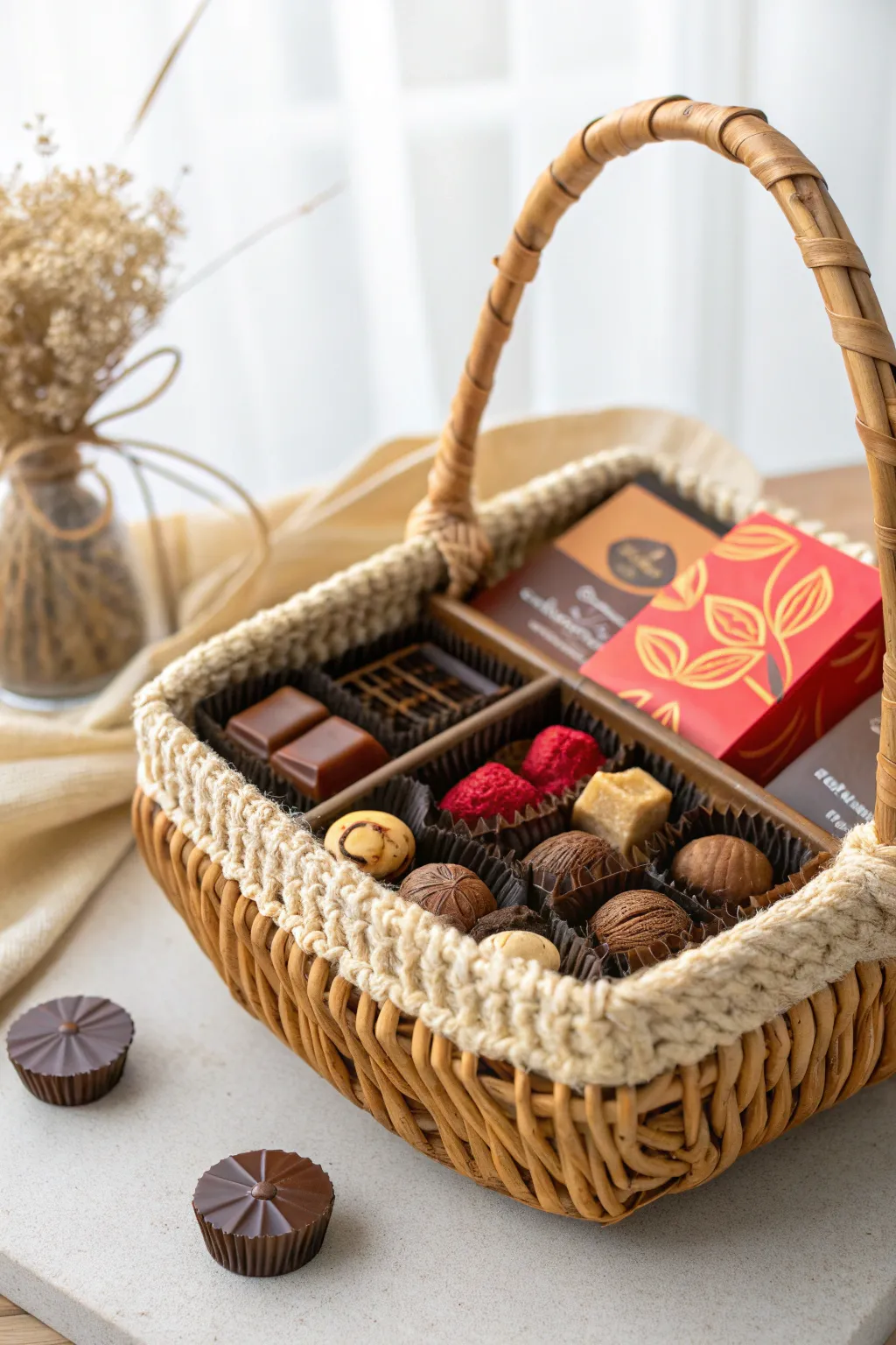 Delight in the art of gifting with this Sweet Treats Basket, perfect for chocolate lovers!