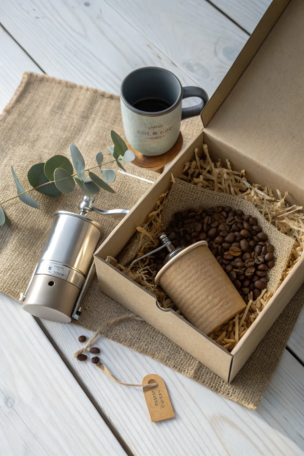 Unwrap the perfect morning ritual with our Coffee Lover's Dream gift box. ☕✨