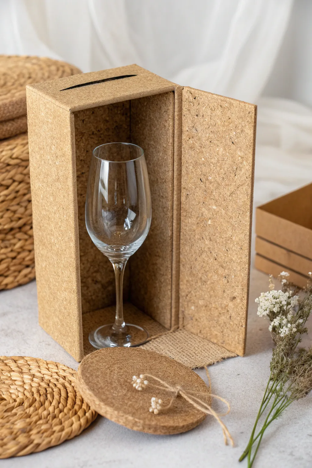 Elevate your gifting with sustainable cork packaging – where natural beauty meets thoughtful design.