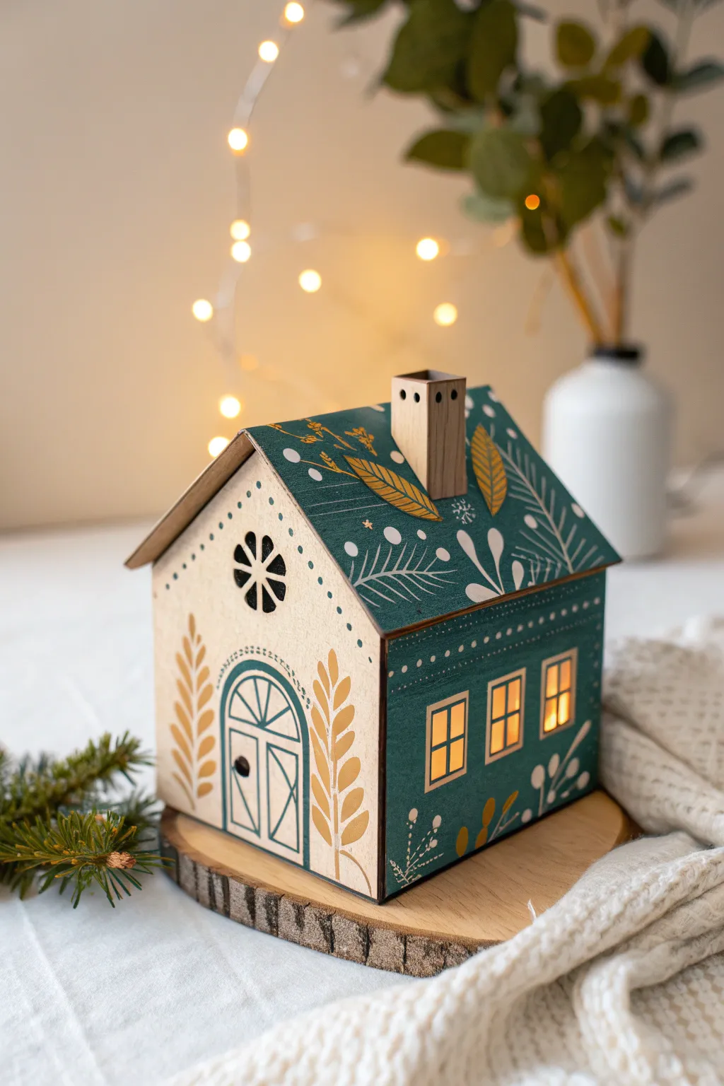 Unwrap creativity with this charming house-shaped gift card box—where simplicity meets artistic flair.