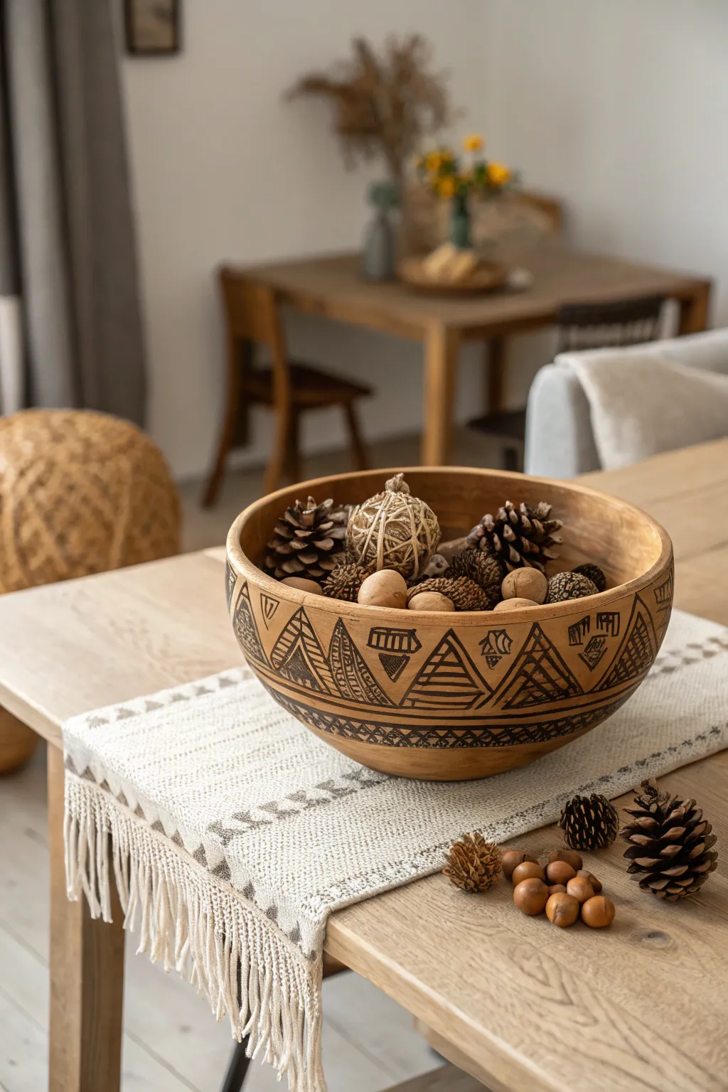 Elevate your dining space with the timeless elegance of functional gourd art.