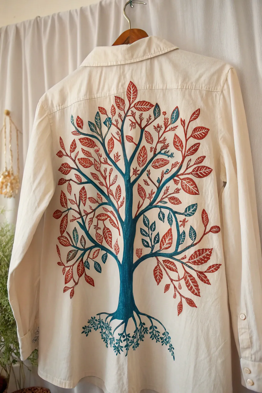 Celebrate Grandma's love with a chic family tree shirt, where minimalism meets vibrant artistry.