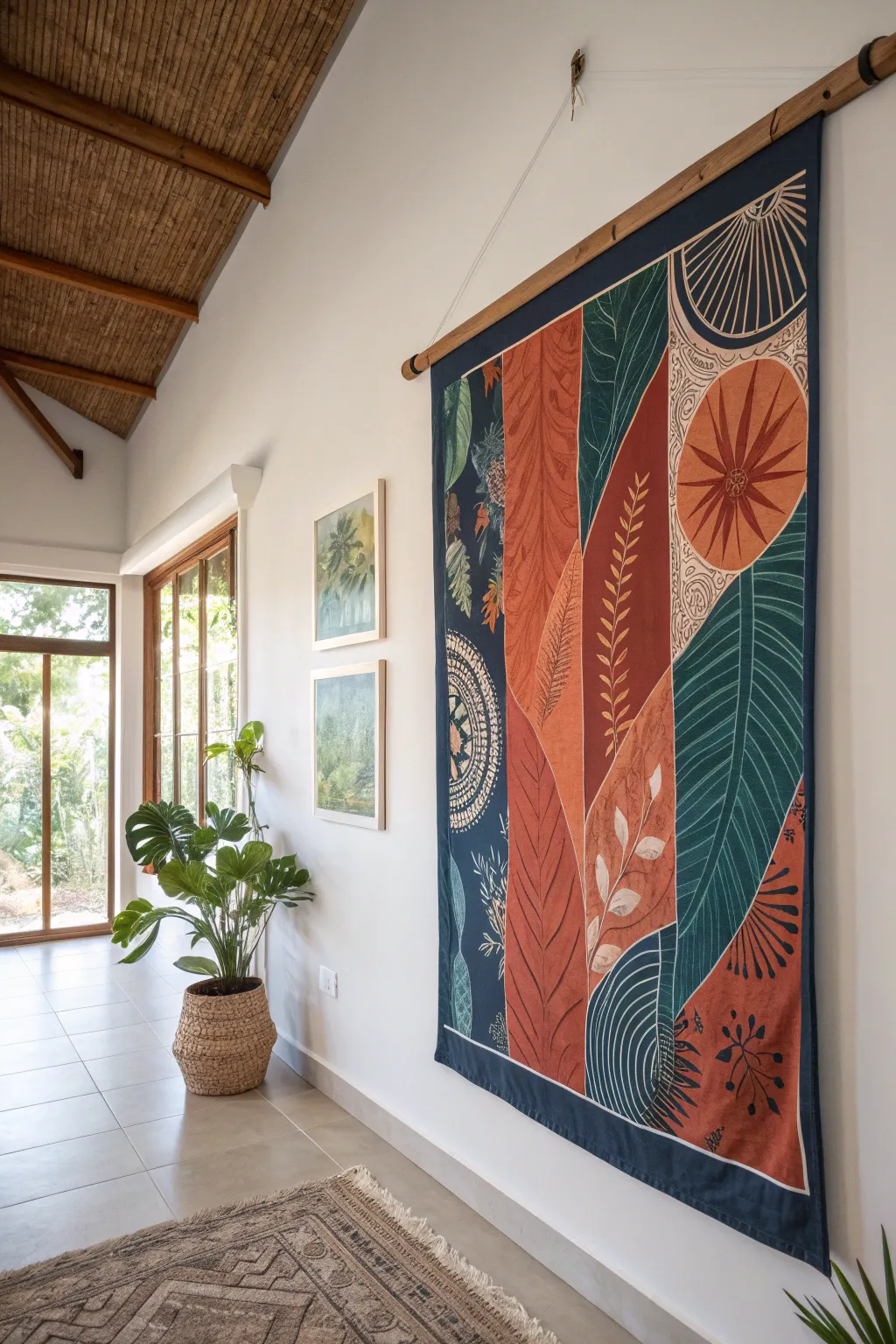 A masterpiece of memories and creativity: our collaborative wall art.
